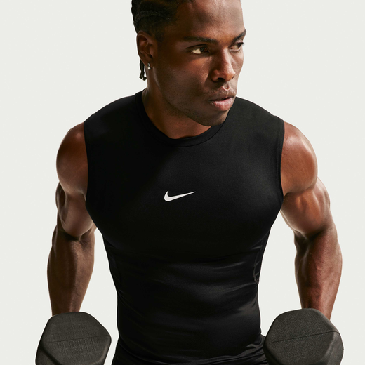 ملابس ضاغطة و سفلية-نايكي, نايكي برو, تيشيرت رياضي ضيّق دراي-فت بدون أكمام للرجال