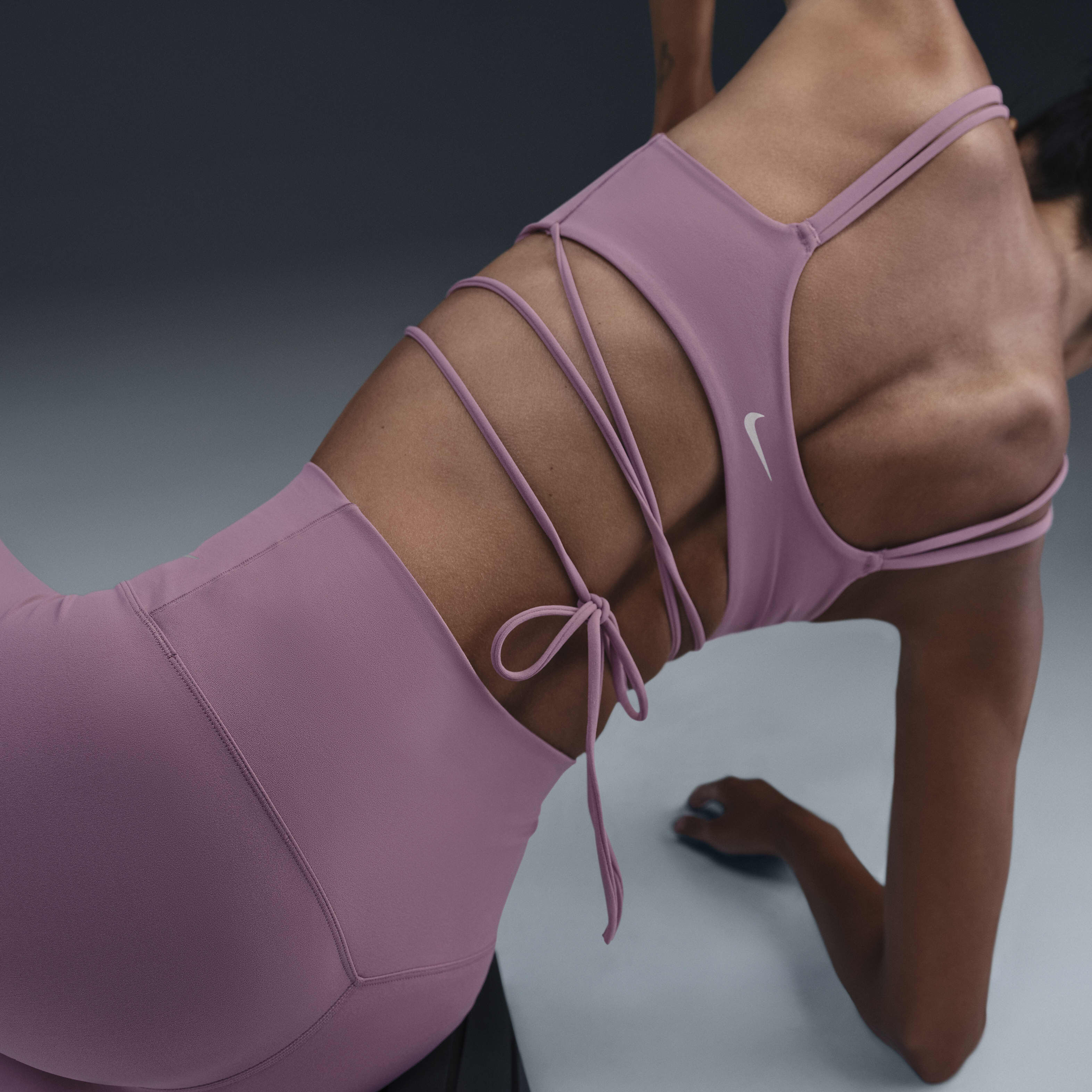 Buy Nike Zenvy Strappy Wrap Women s Light Support Padded Sports Bra Nike Qatar Official