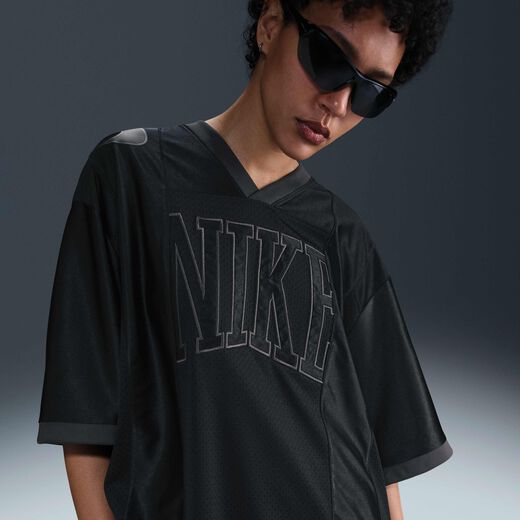 Women's Short Sleeves Shirts Sale-Nike, Nike Sportswear Street, Women's Oversized Short-Sleeve Graphic Top
