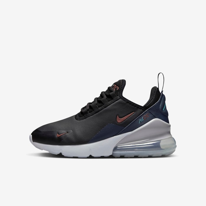 Wolf Grey 270 Grey Black White Nike Air Max 270 Trainers Wolf Grey