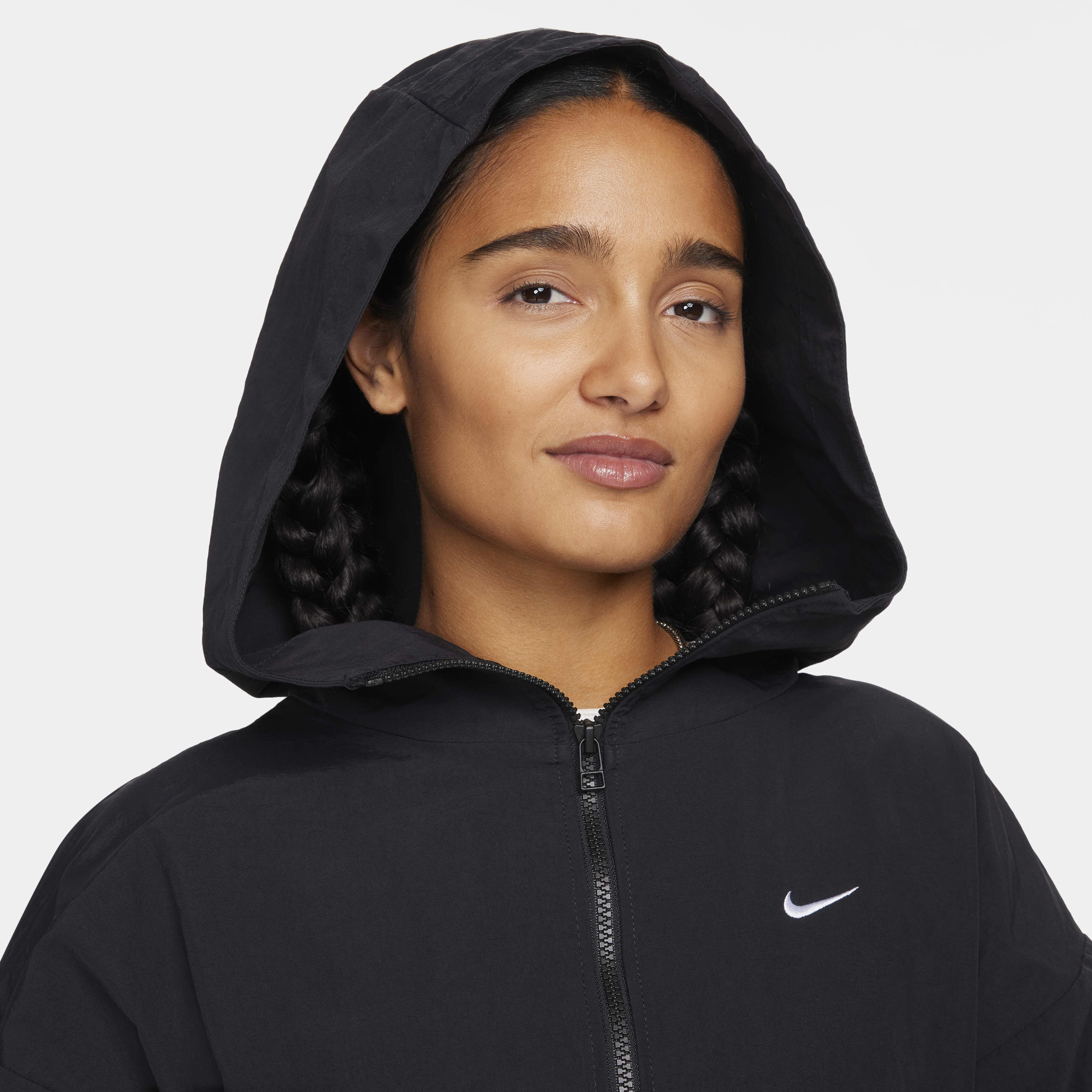 Buy Nike Sportswear Everything Wovens Women s Oversized Hooded Jacket Nike Qatar Official