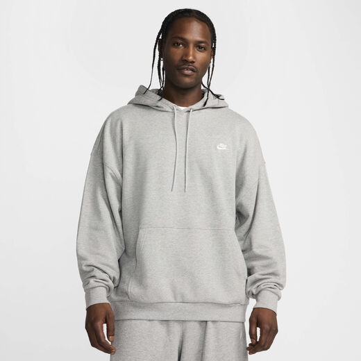 Club Fleece-Nike, Nike Club Fleece, Men's Oversized French Terry Pullover Hoodie