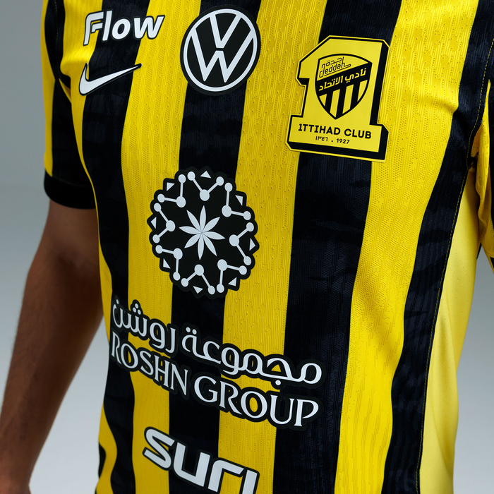 Al-Ittihad F.C. 2025/26 Match Home Jersey image number 5 Al-Ittihad F.C. 2025/26 Match Home Jersey image number 5