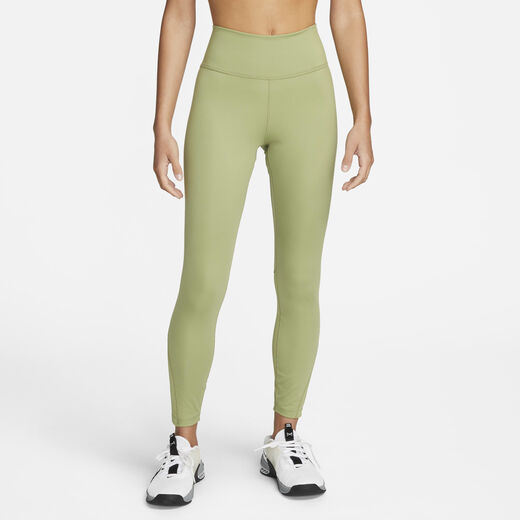 Leggings-Nike, Nike One, Women's Mid-Rise 7/8 Mesh-Panelled Leggings Leggings-Nike, Nike One, Women's Mid-Rise 7/8 Mesh-Panelled Leggings