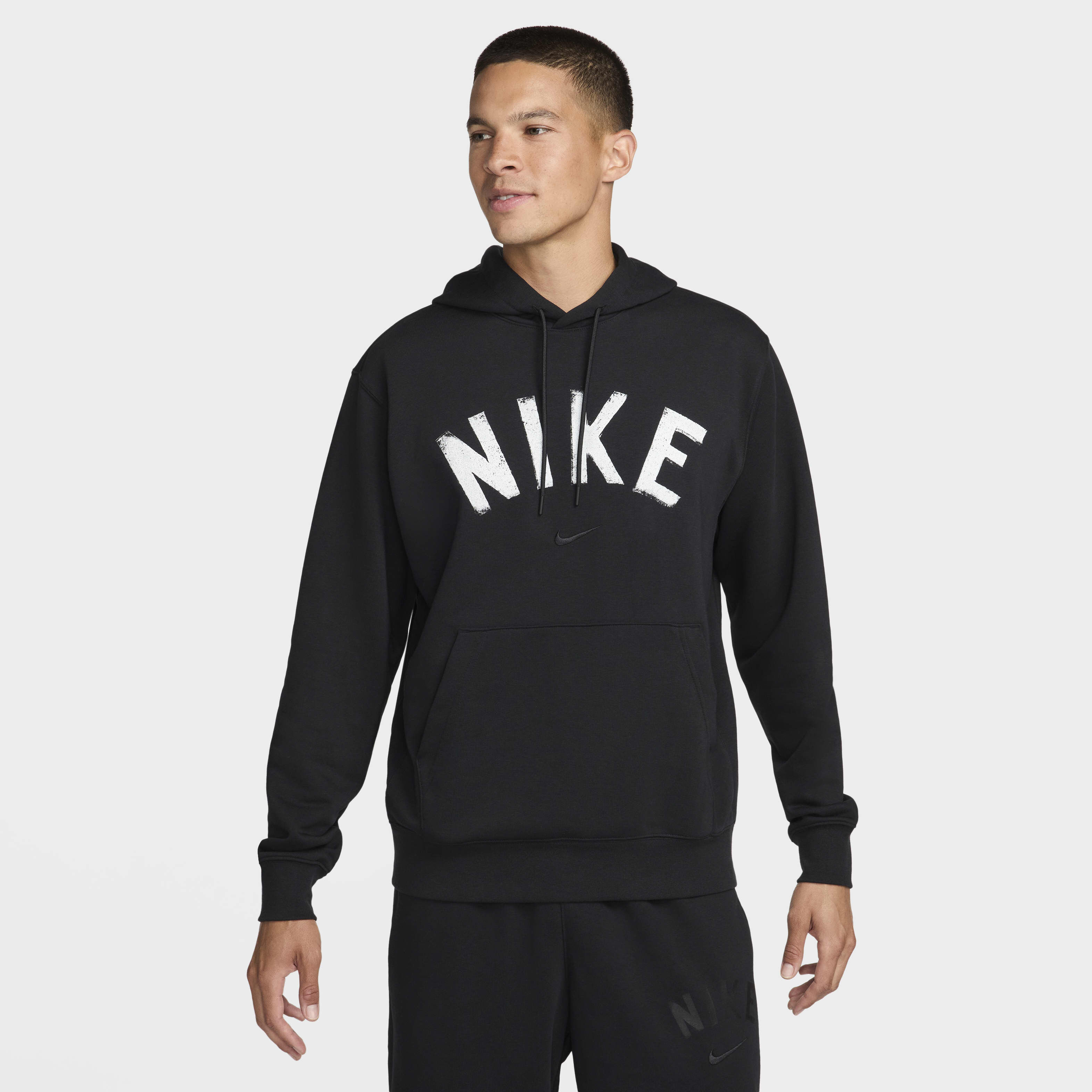 Buy Nike Swoosh Men s Dri FIT French Terry Pullover Fitness Hoodie Nike Qatar Official