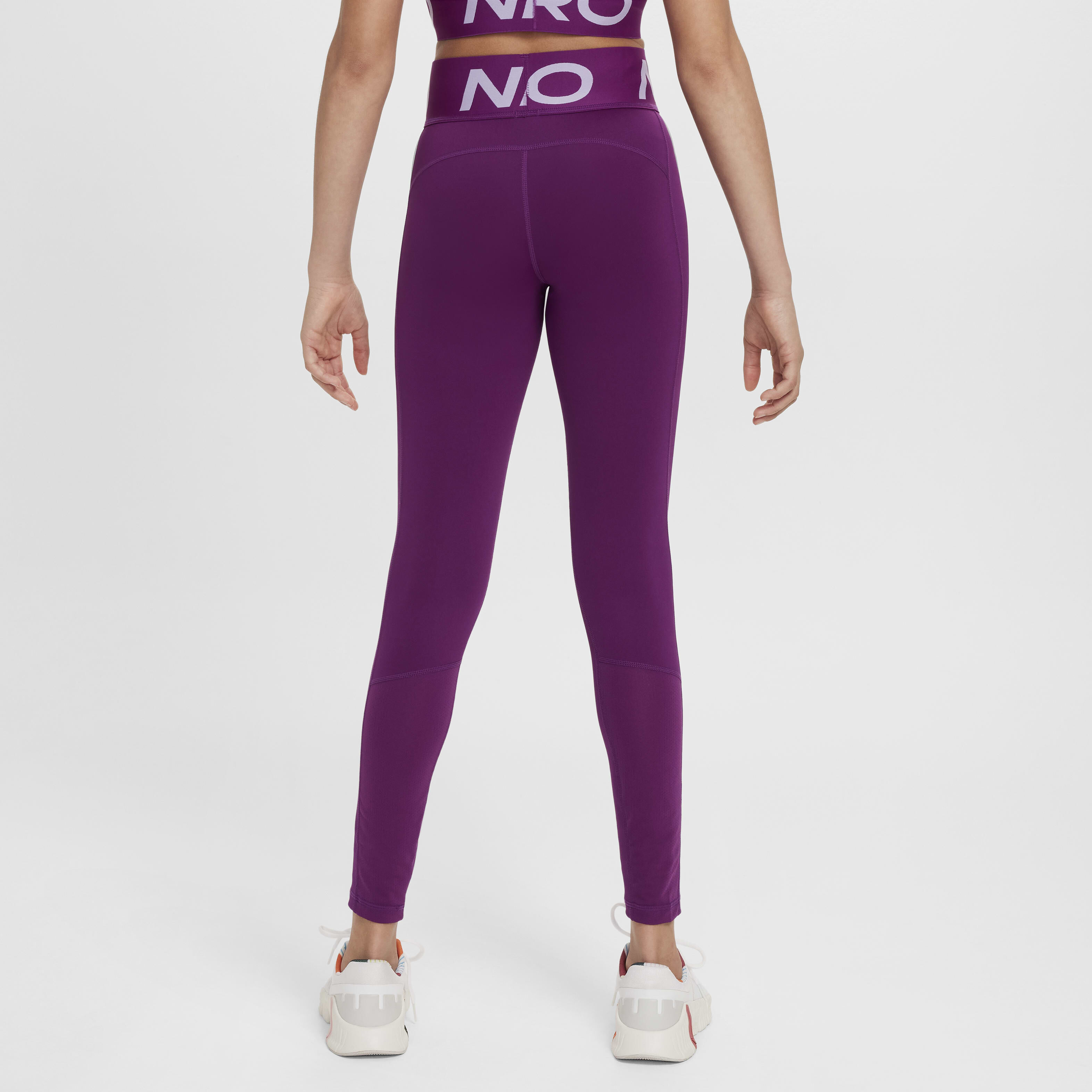 Nike dri fit purple leggings store