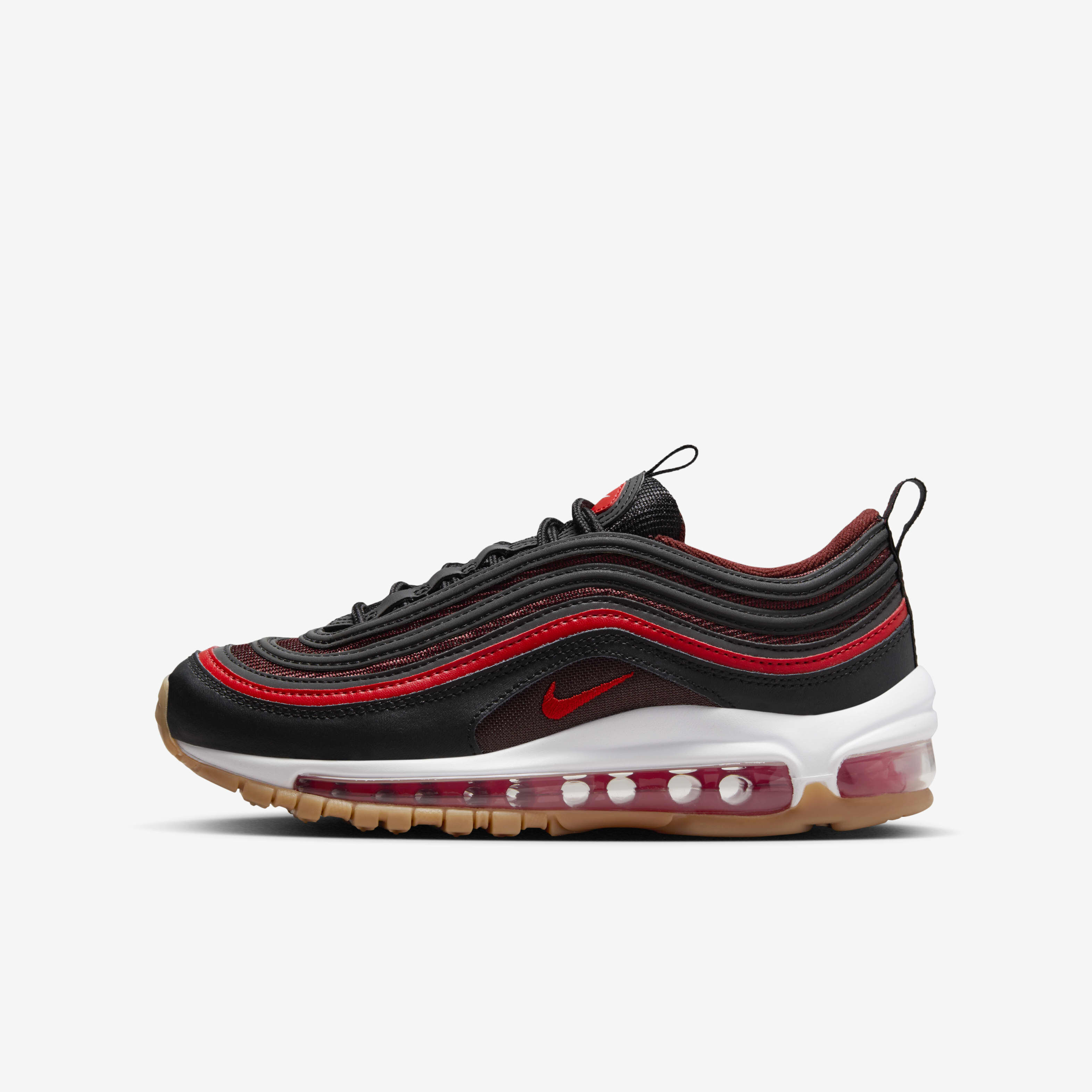 Air max 97 black with red stripe sale