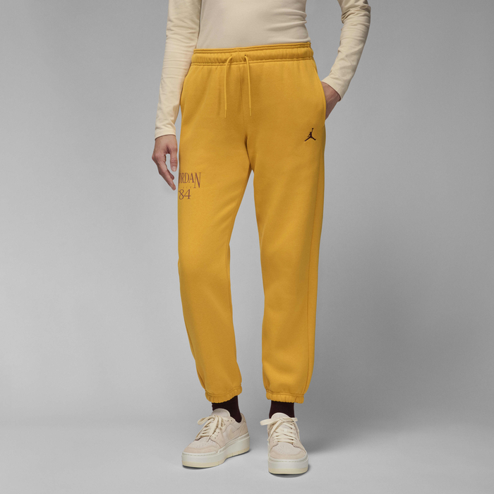 Buy Jordan Brooklyn Fleece Women's Trousers Yellow Ochre/Dusty