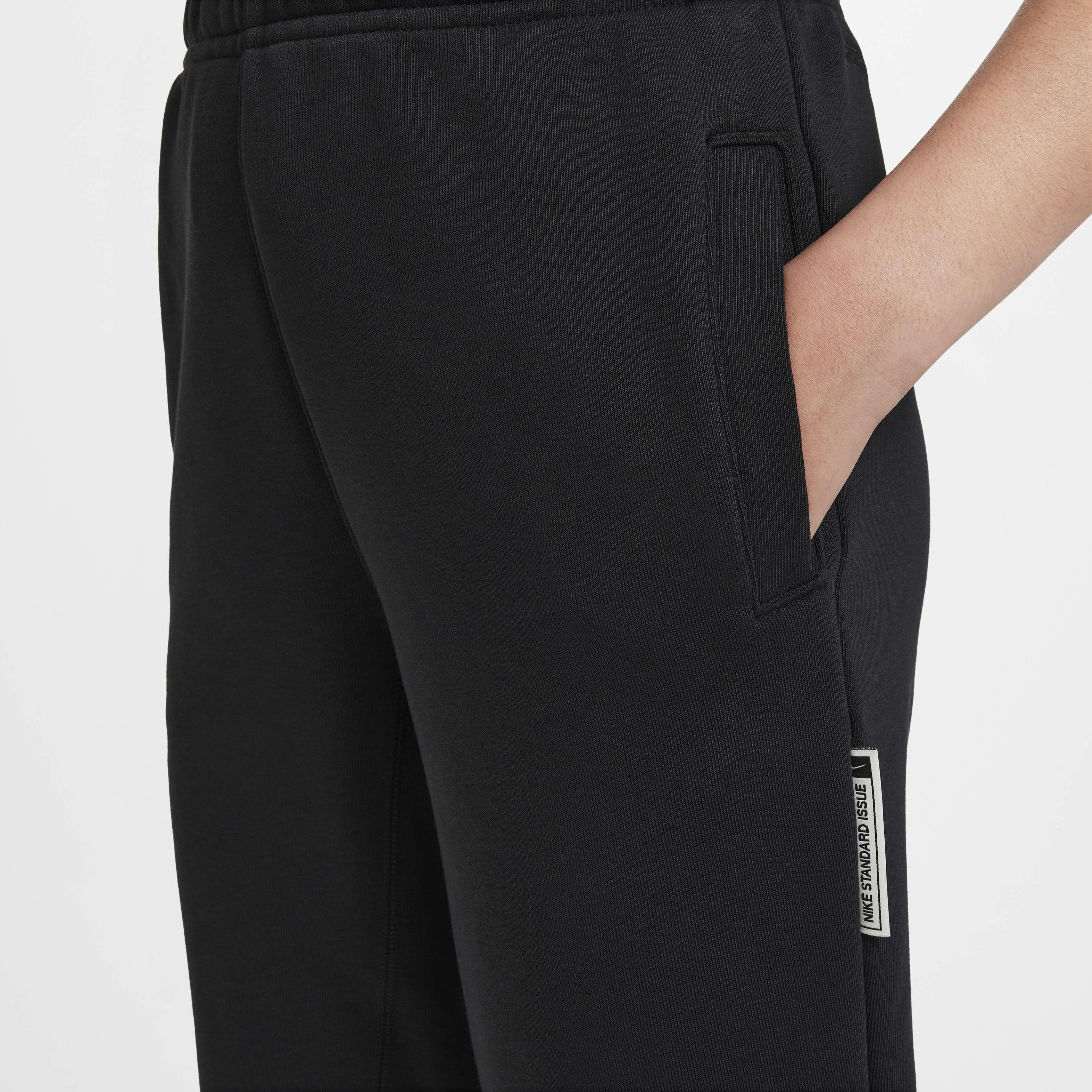 Nike standard fit fleece trousers cheap