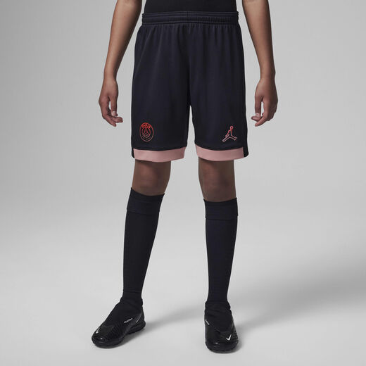 Psg Jordan Shorts-Jordan, Paris Saint-Germain 2024/25 Stadium Third, Older Kids' Jordan Dri-FIT Football Replica Shorts