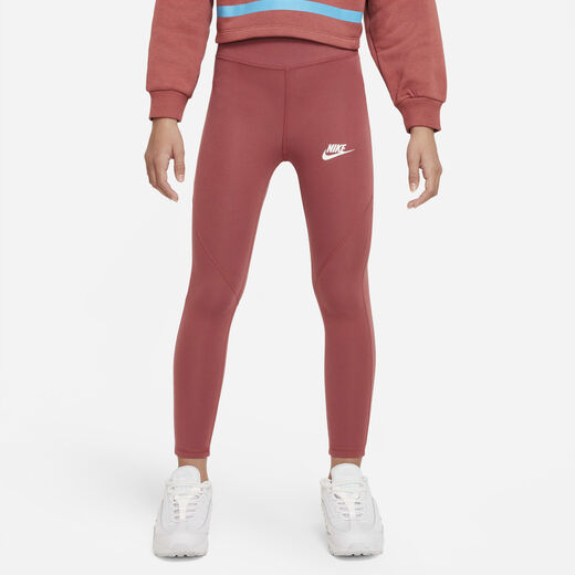 Leggings-Nike, Nike Sportswear Favourites, Older Kids' (Girls') High-Waisted Leggings Leggings-Nike, Nike Sportswear Favourites, Older Kids' (Girls') High-Waisted Leggings