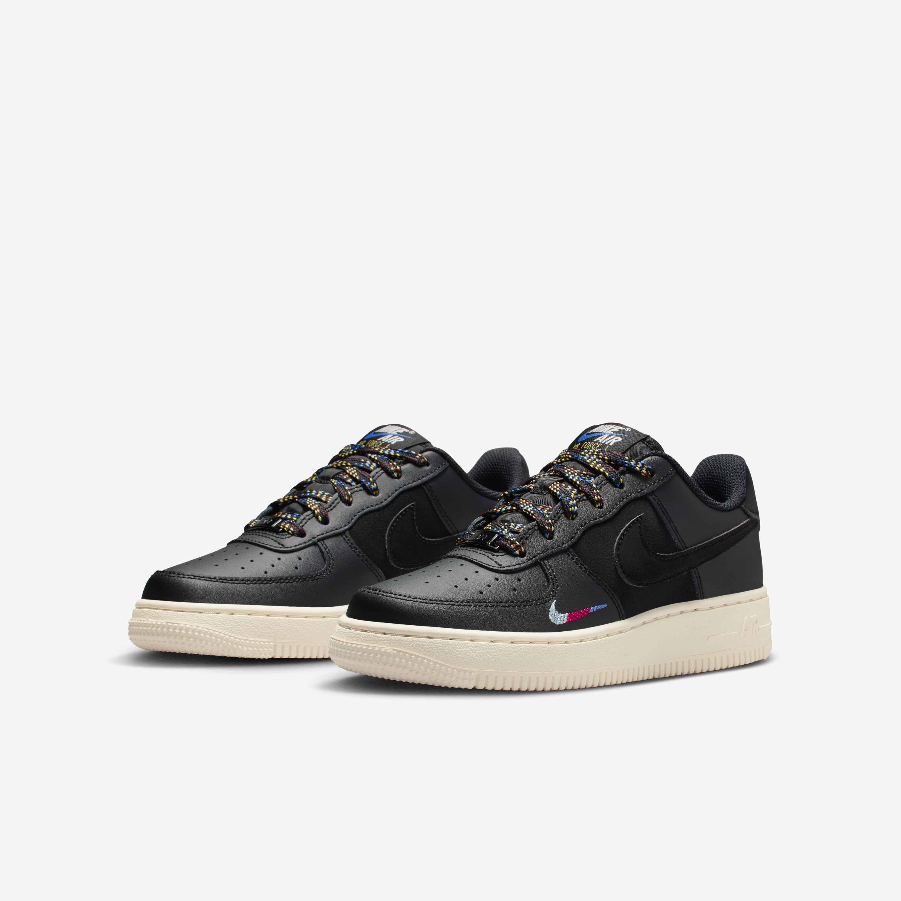 Buy Nike Air Force 1 LV8 1 Older Kids' Shoes - Black/Saturn