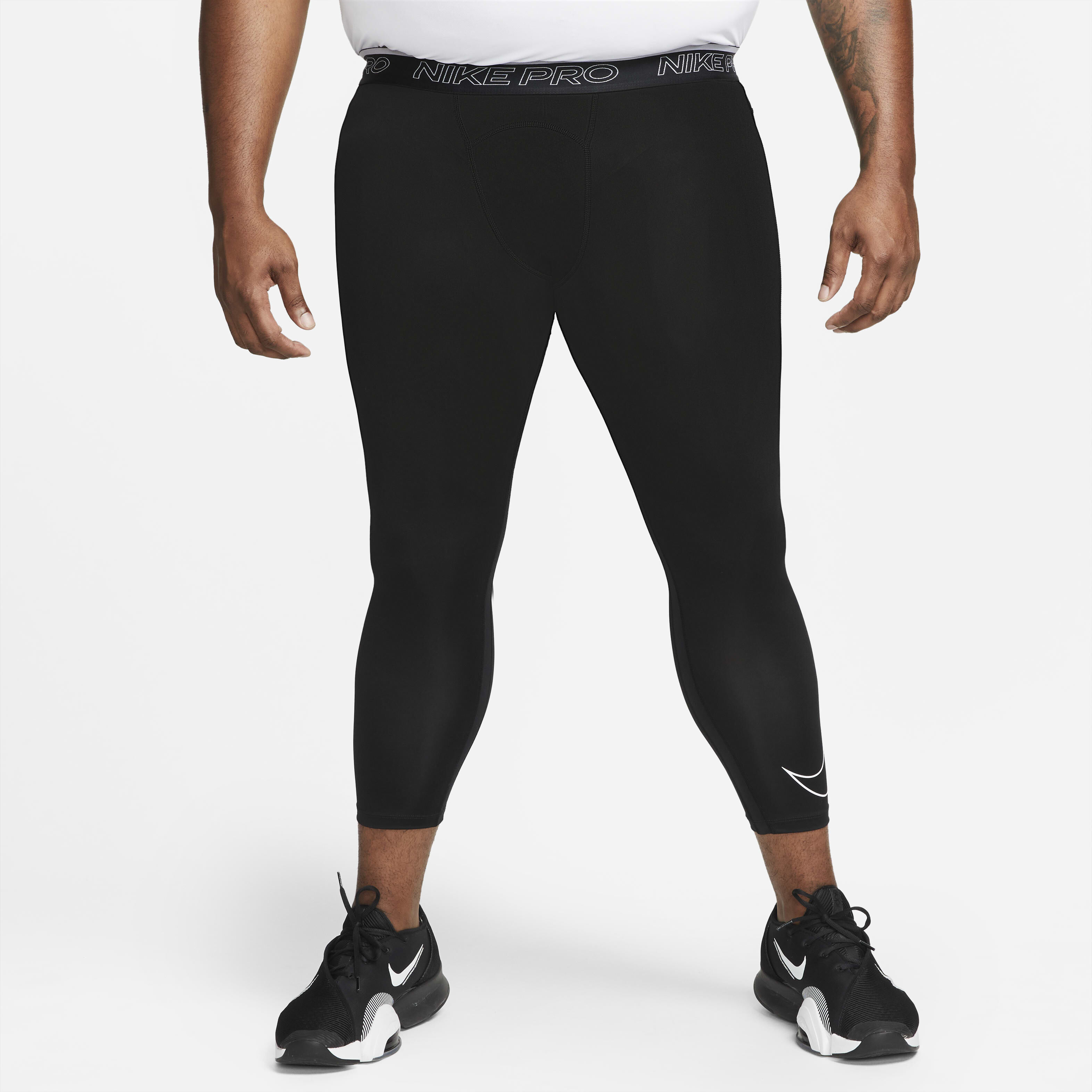 Nike men's pro cool dri-fit 3/4 compression leggings new arrivals