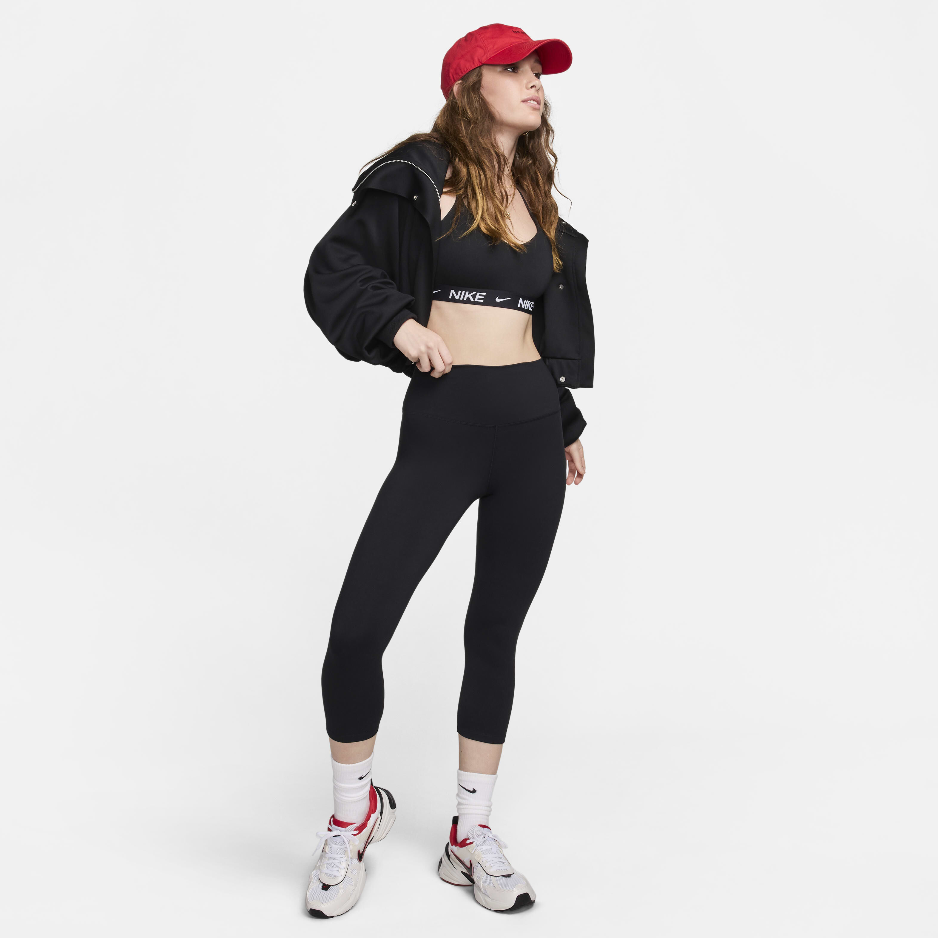 Buy Nike One Women s High Waisted Crop Leggings Nike Qatar Official