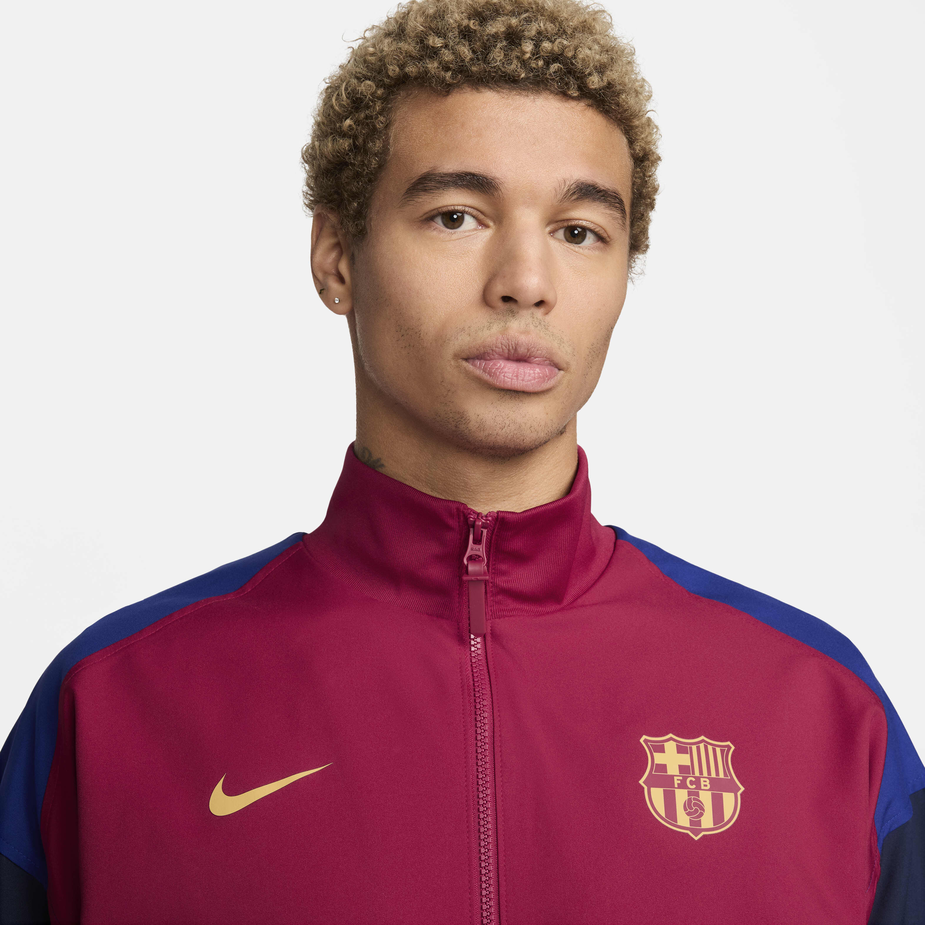 FC Barcelona Nike ジャージセット L 中古・古着通販】NIKE (ナイキ) セットアップジャージ/FC