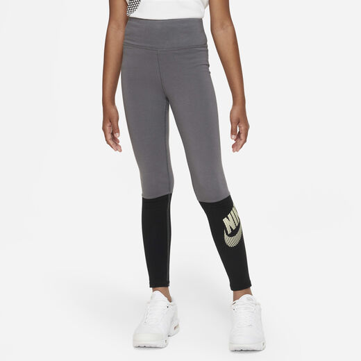 Leggings-Nike, Nike Sportswear Favourites, Older Kids' (Girls') High-Waisted Dance Leggings