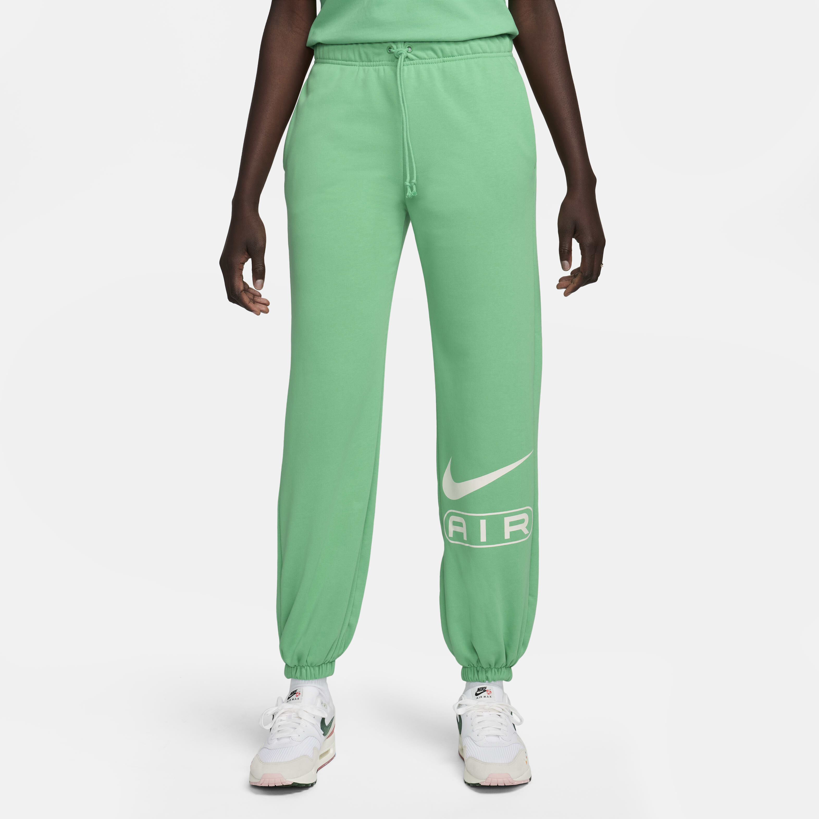 Buy Nike Air Women s Mid Rise Fleece Joggers Nike Qatar Official