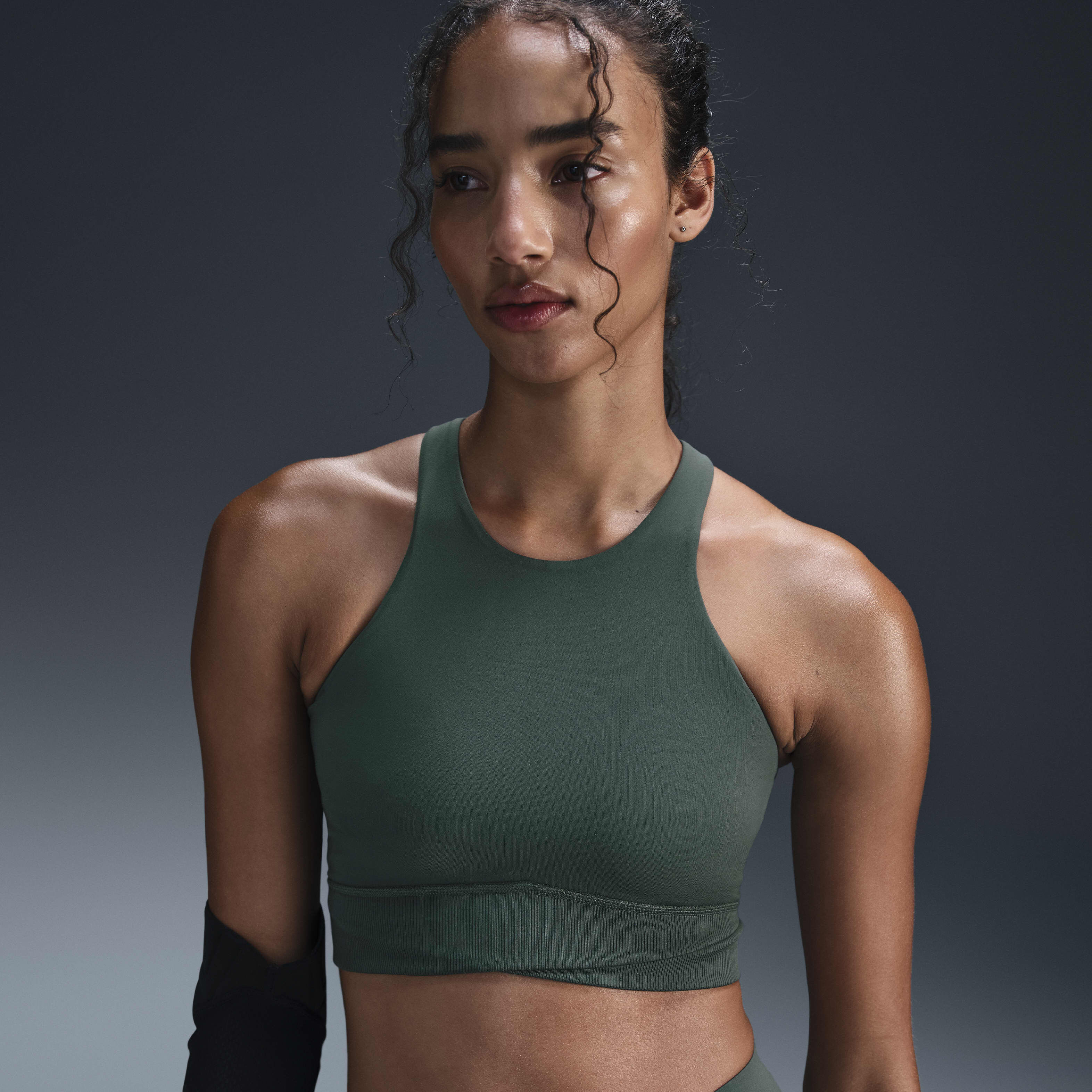 Nike high neck bra on sale