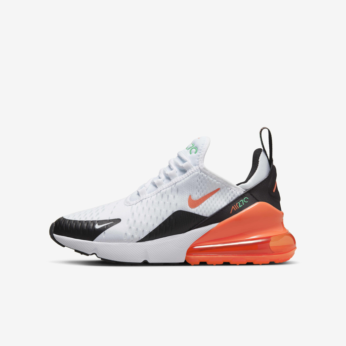 Buy Nike Air Max 270 Older Kids' Shoes White/Stadium Green/Black