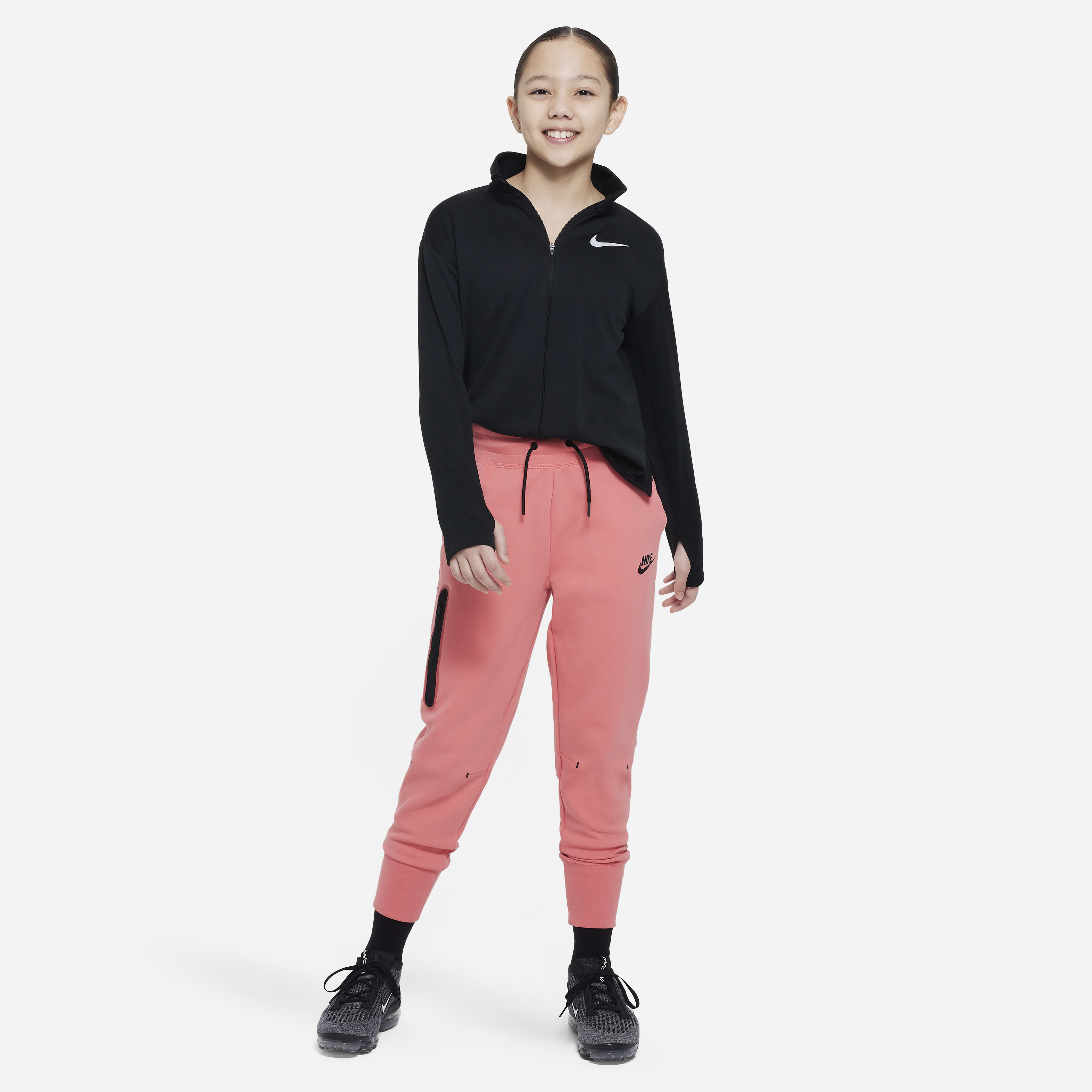 Buy Nike Sportswear Tech Fleece Older Kids Girls Trousers Nike Qatar Official