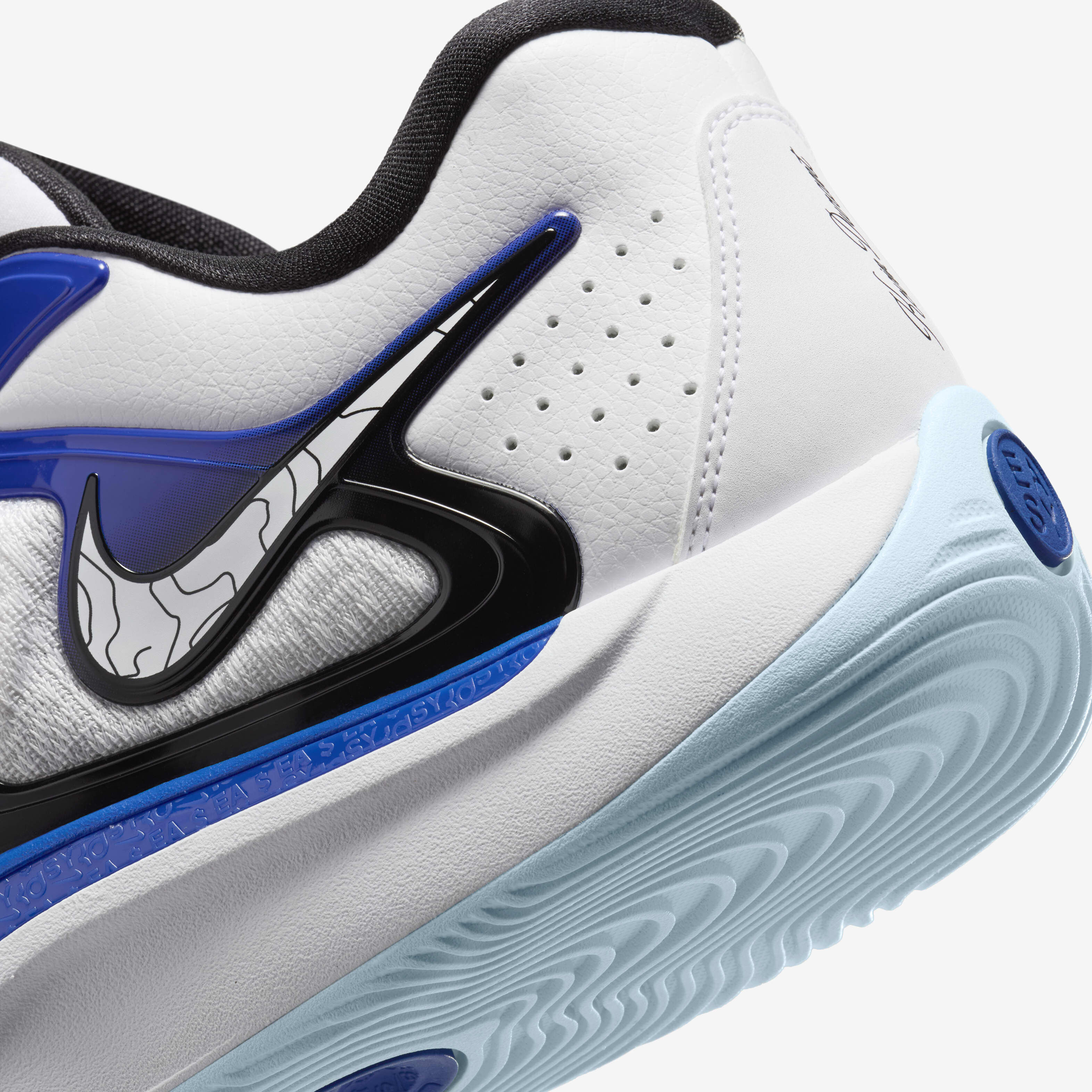 Buy KD17 Basketball Shoes - White/Black/Game Royal/White @ Nike Qatar
