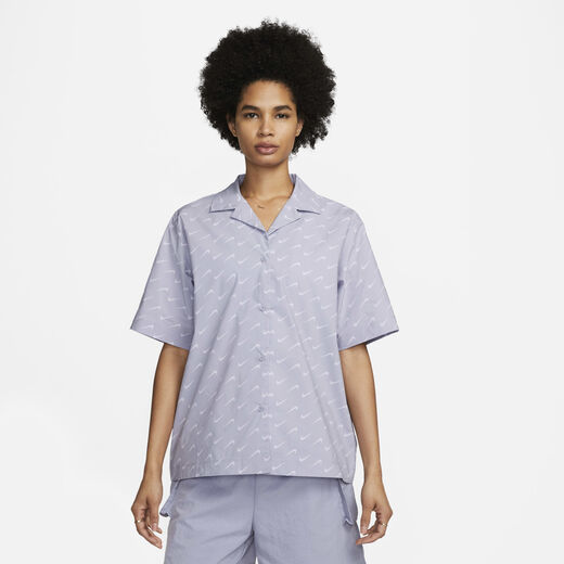 EID Collection-Nike, Nike Sportswear Everyday Modern, Women's Woven Short-Sleeve Top