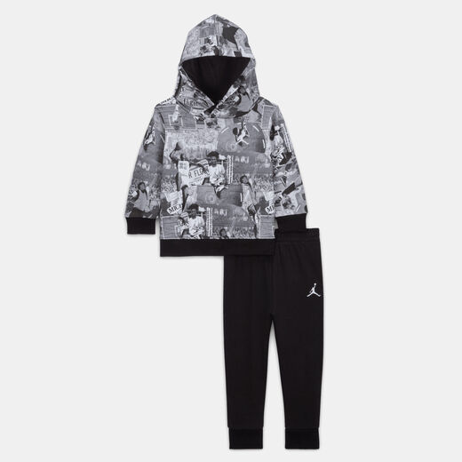 Sets-JRDN, Jordan MJ Brooklyn, Baby (12-24M) 2-Piece Printed French Terry Hoodie Set
