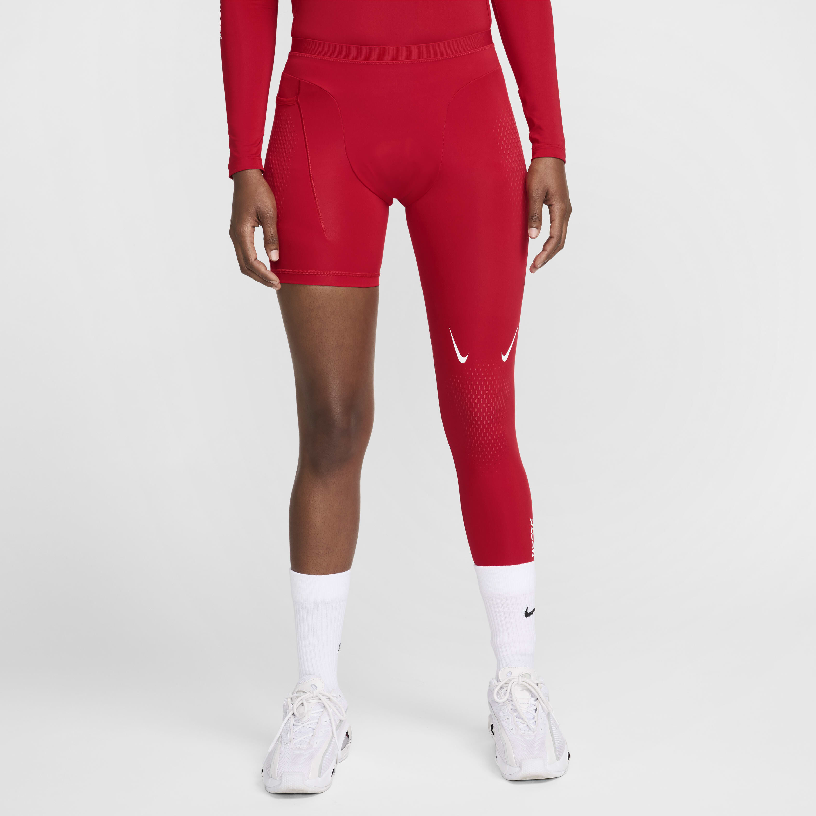 Buy NOCTA Men s Single Leg Basketball Tights Left Nike Qatar Official