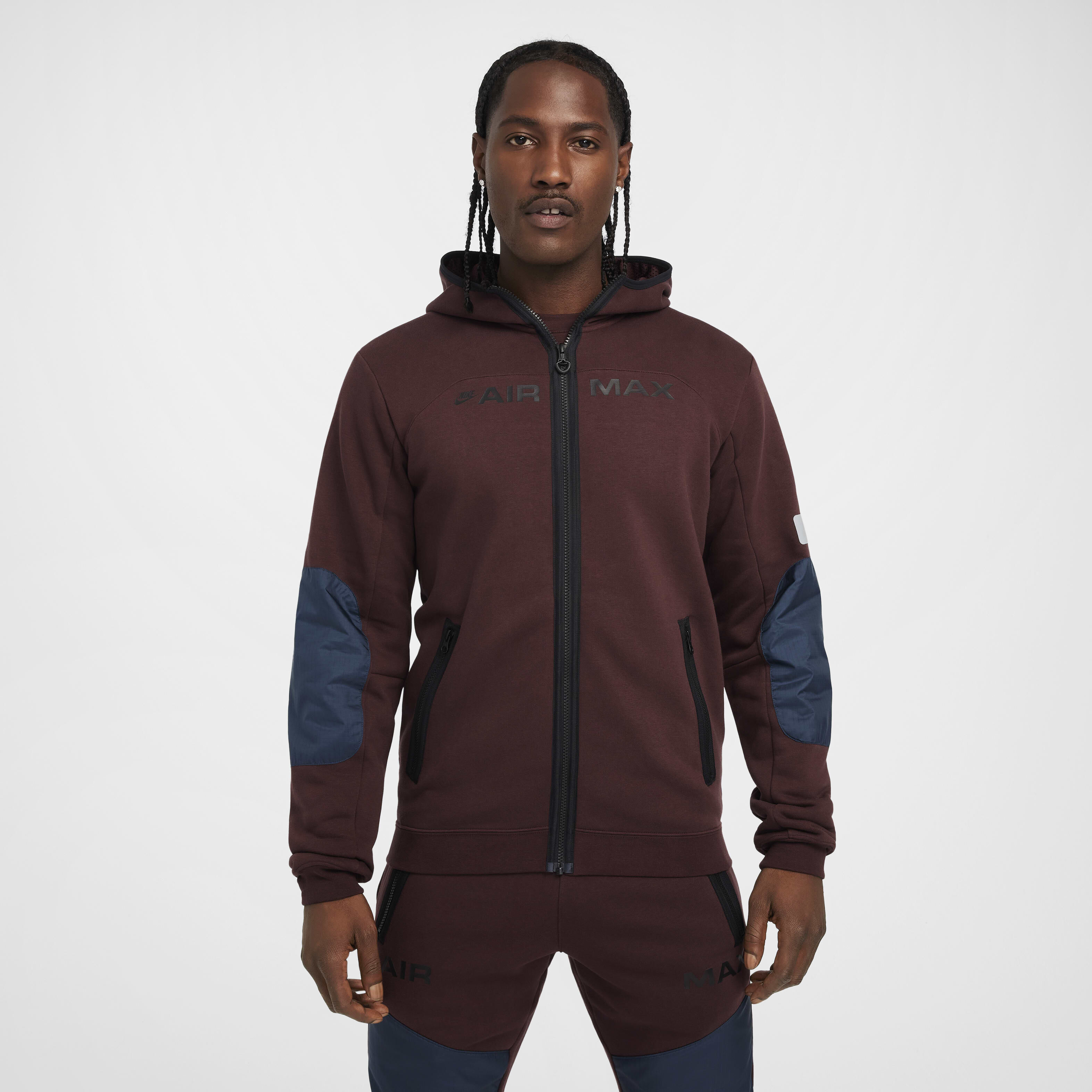 Nike air heritage fleece full zip hoodie hotsell