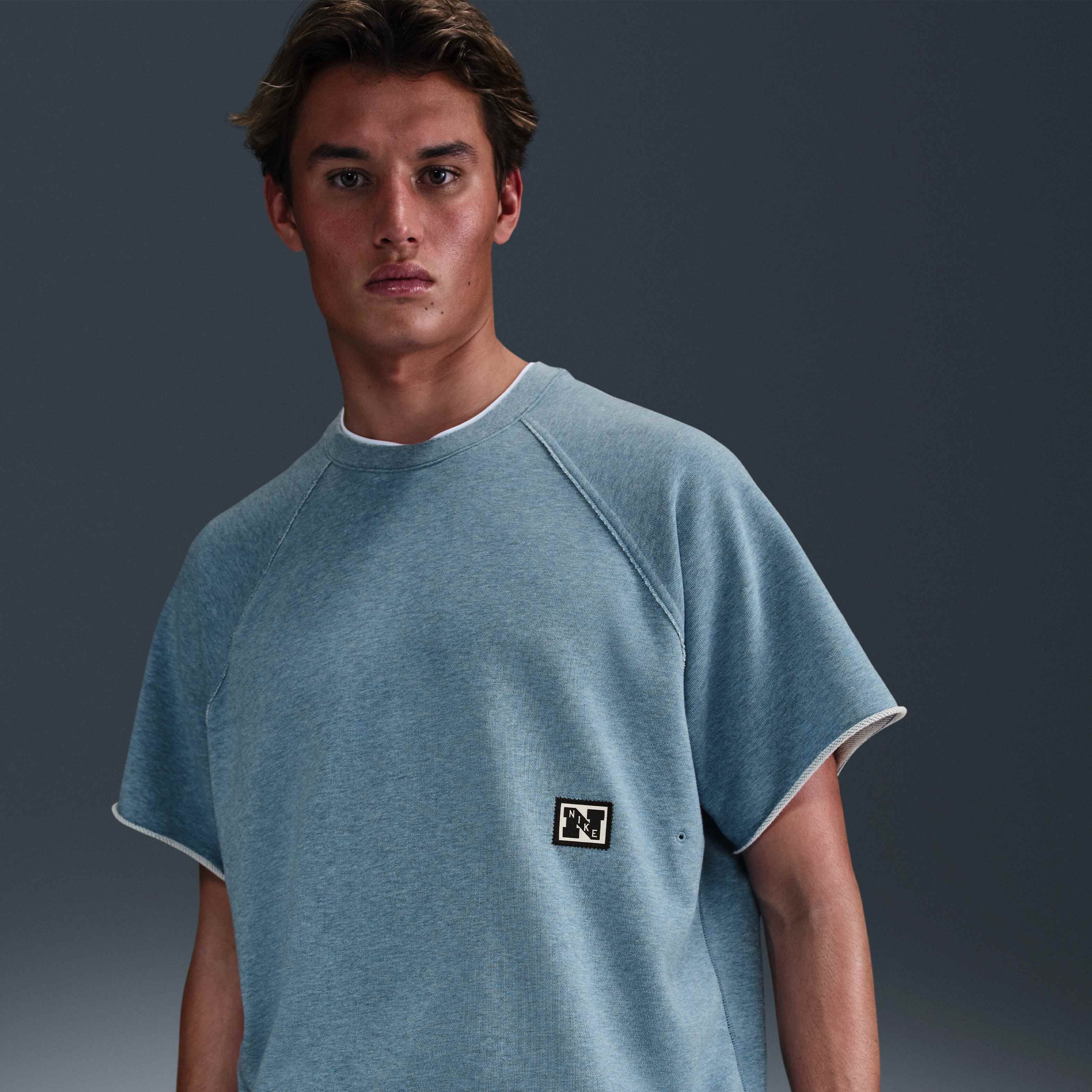 Buy Nike Heritage Men's Dri-FIT Short-Sleeve Fleece Fitness Top