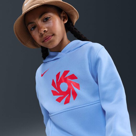 Kids' Hoodies-Nike, Erling Haaland Club Fleece, Older Kids' Football Hoodie