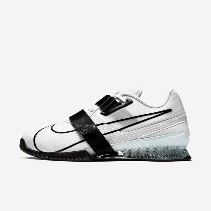 Buy Nike Romaleos 4 Weightlifting Shoes - White/White/Black @ Nike Buy Nike Romaleos 4 Weightlifting Shoes - White/White/Black @ Nike