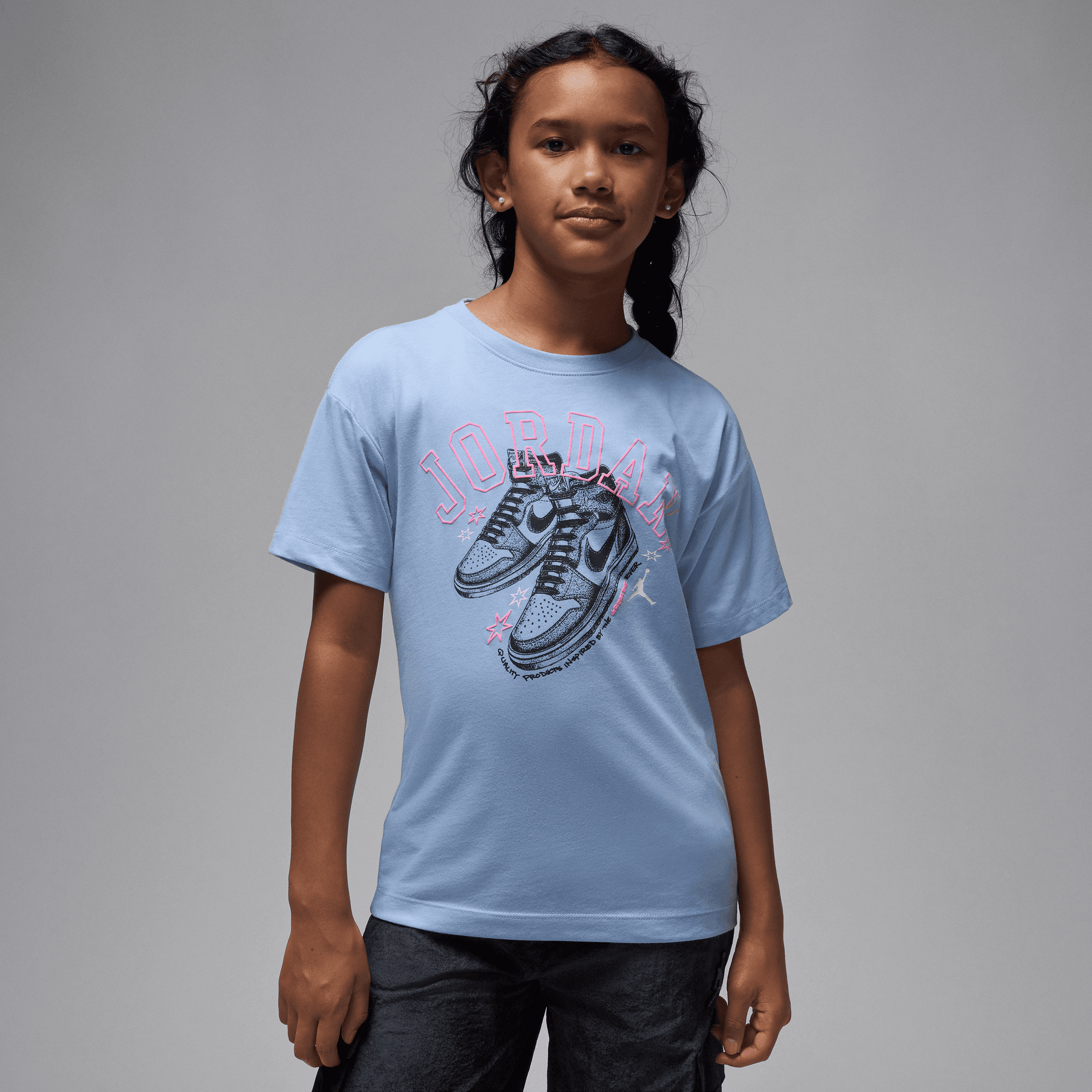 Buy Jordan Big Kids' AJ1 Rookie T-Shirt - Cobalt Bliss