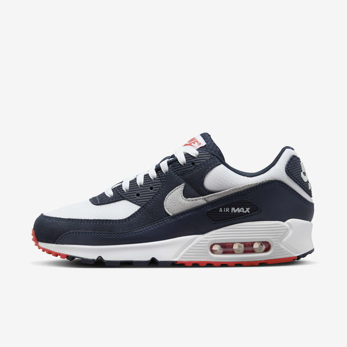 Buy Nike Air Max 90 Men's Shoes Obsidian/White/Track Red/Pure