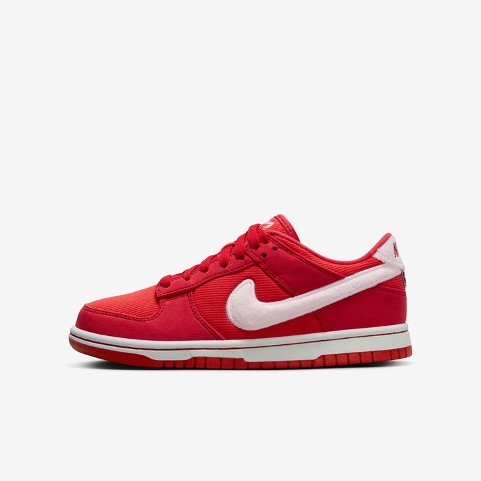 Buy Nike Dunk Low Older Kids' Shoes Fire Red/Light Crimson/White