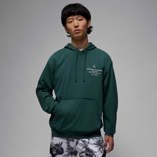 Oxidized Green-JRDN, Jordan Sport, Men's Dri-FIT Fleece Pullover Hoodie