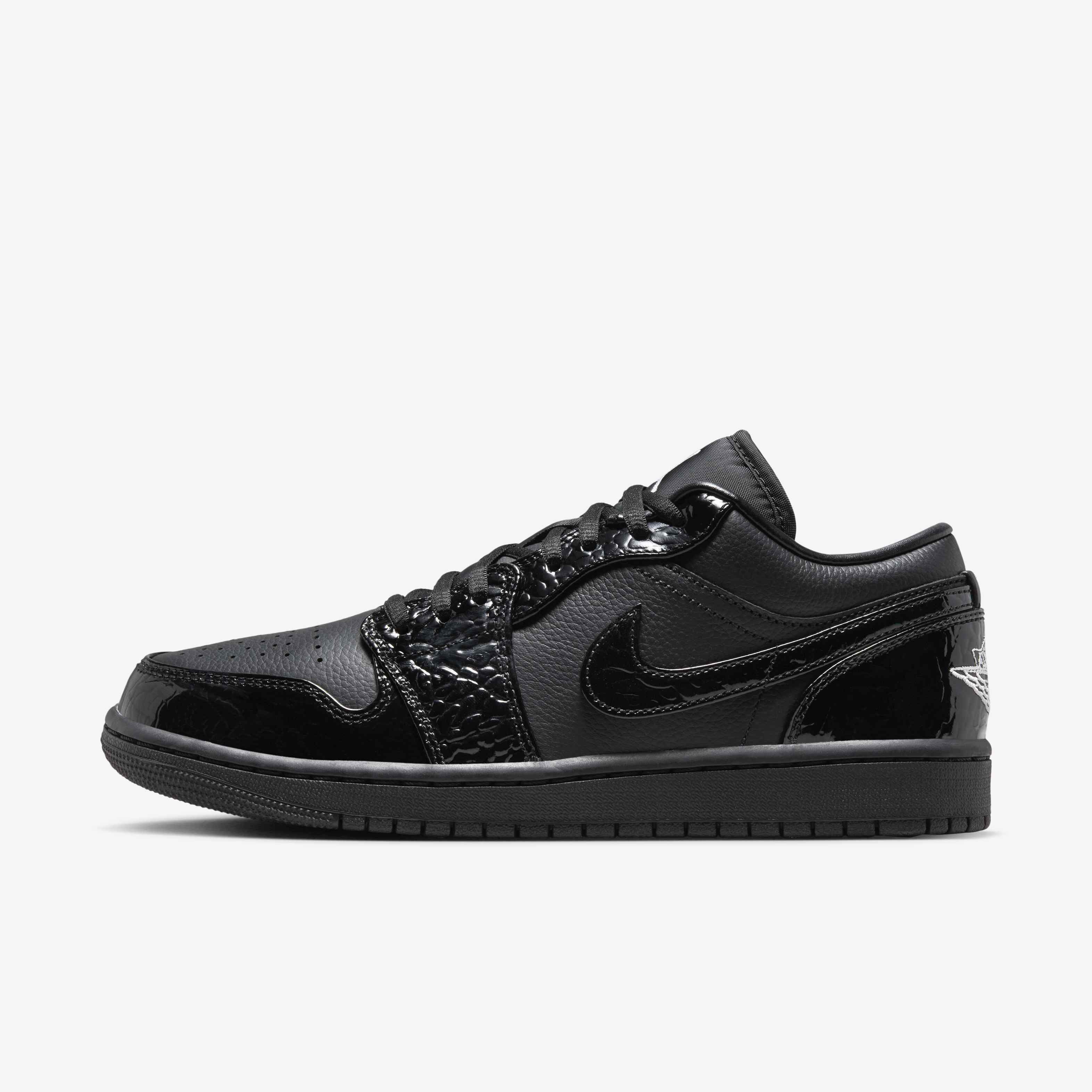 Buy Air Jordan 1 Low SE Women's Shoes - Black/White/Metallic