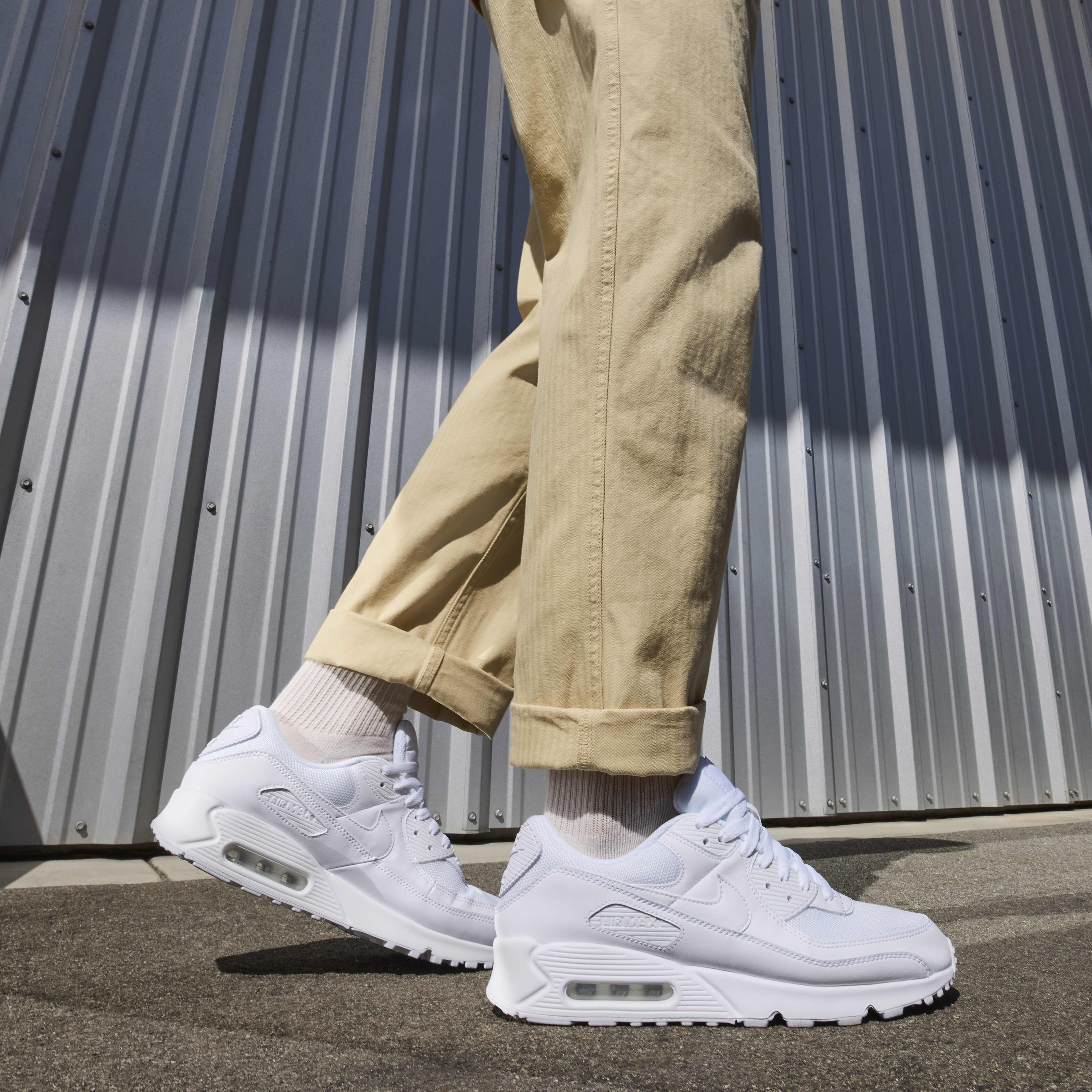 Men's nike air max 9 ez casual shoes white hotsell