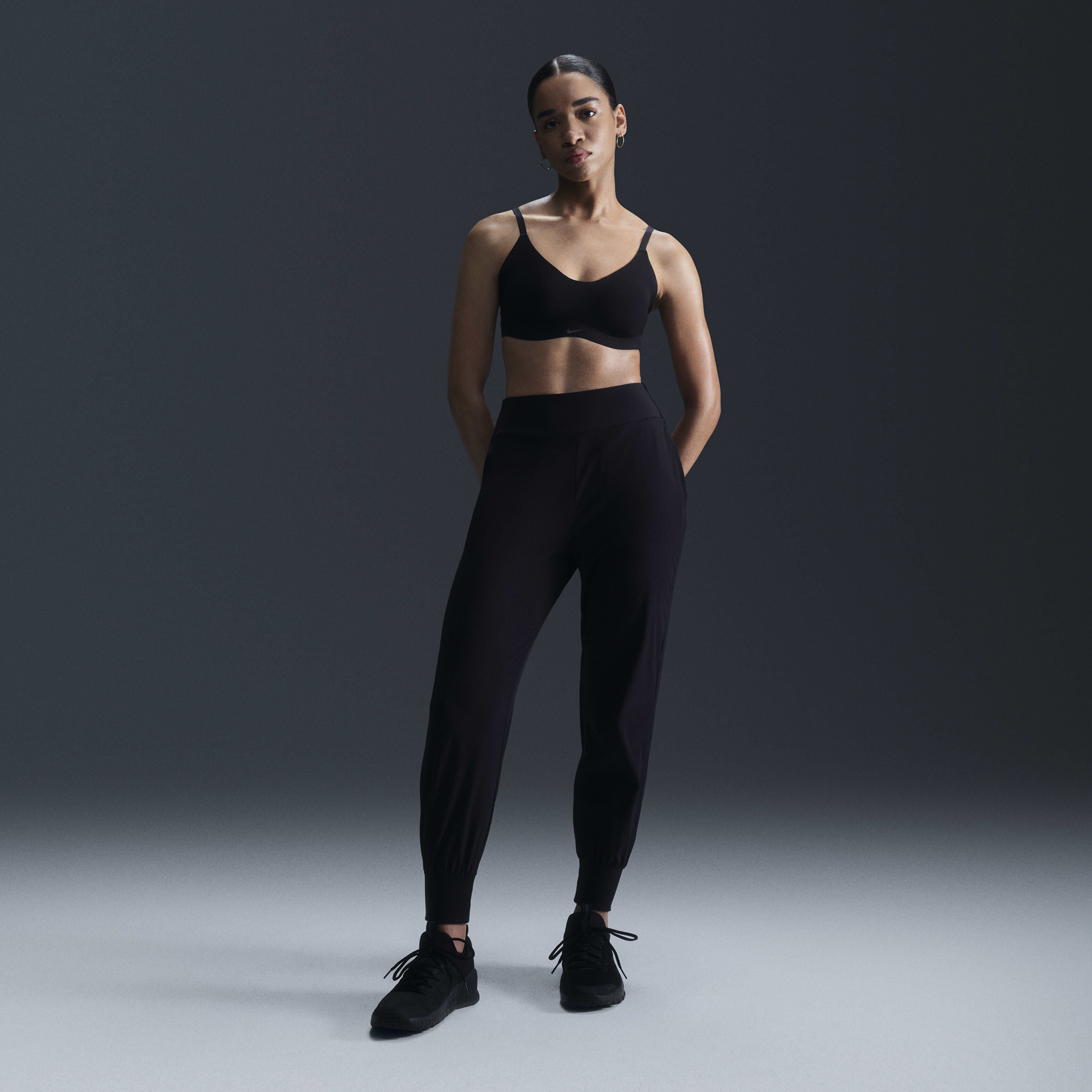 Buy Nike Dri FIT Bliss Women s Mid Rise 7 8 Joggers Nike Qatar Official