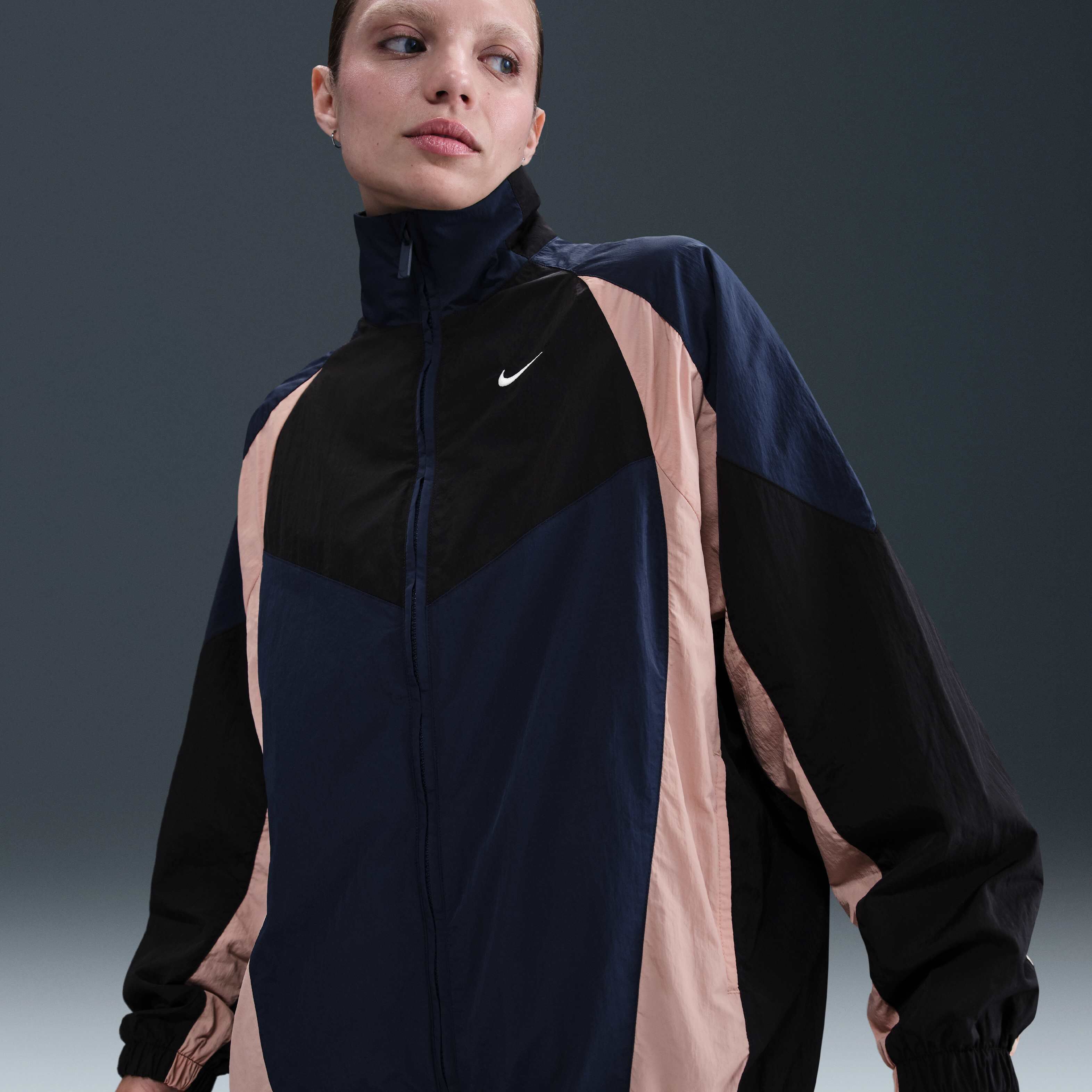 レディースウェア 72 Buy Nike Sportswear Women's Oversized Tracksuit Jacket - Midnight