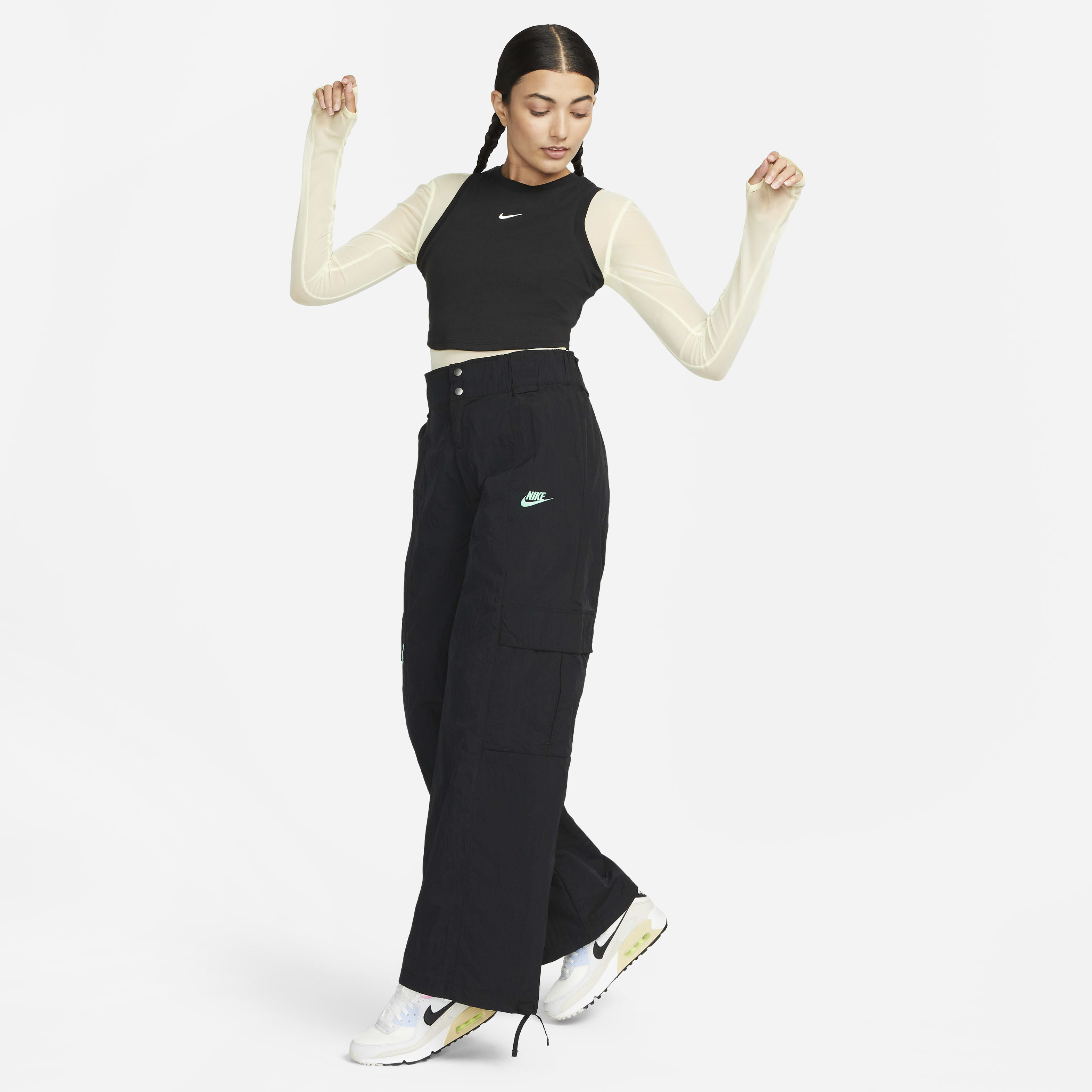 Buy Nike Sportswear Chill Knit Women s Tight Cropped Mini Rib Tank Top Nike Qatar Official