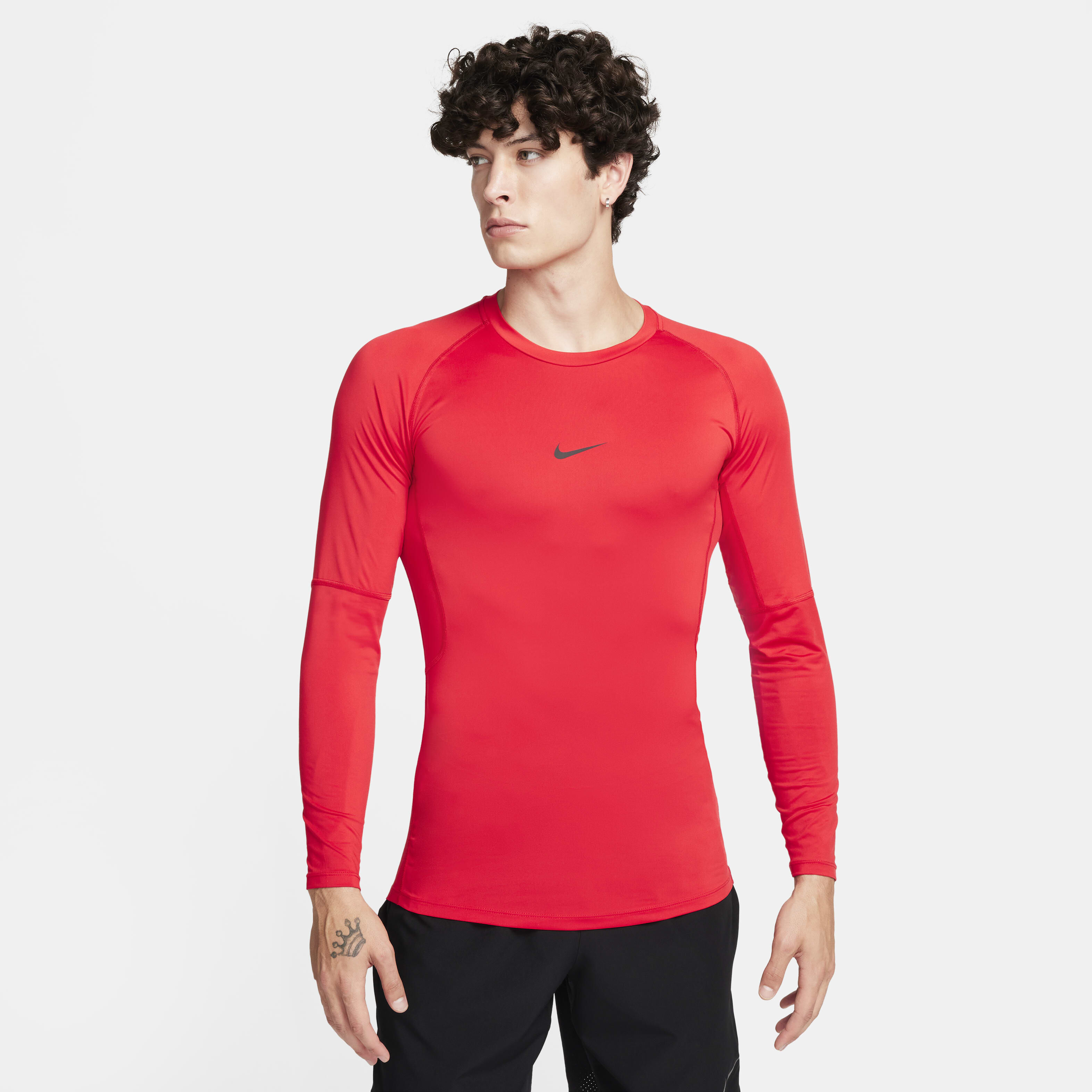 Buy Nike Pro Men s Dri FIT Tight Long Sleeve Fitness Top Nike Qatar Official