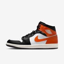 Air Jordan 1 Mid 'Black Toe Orange'