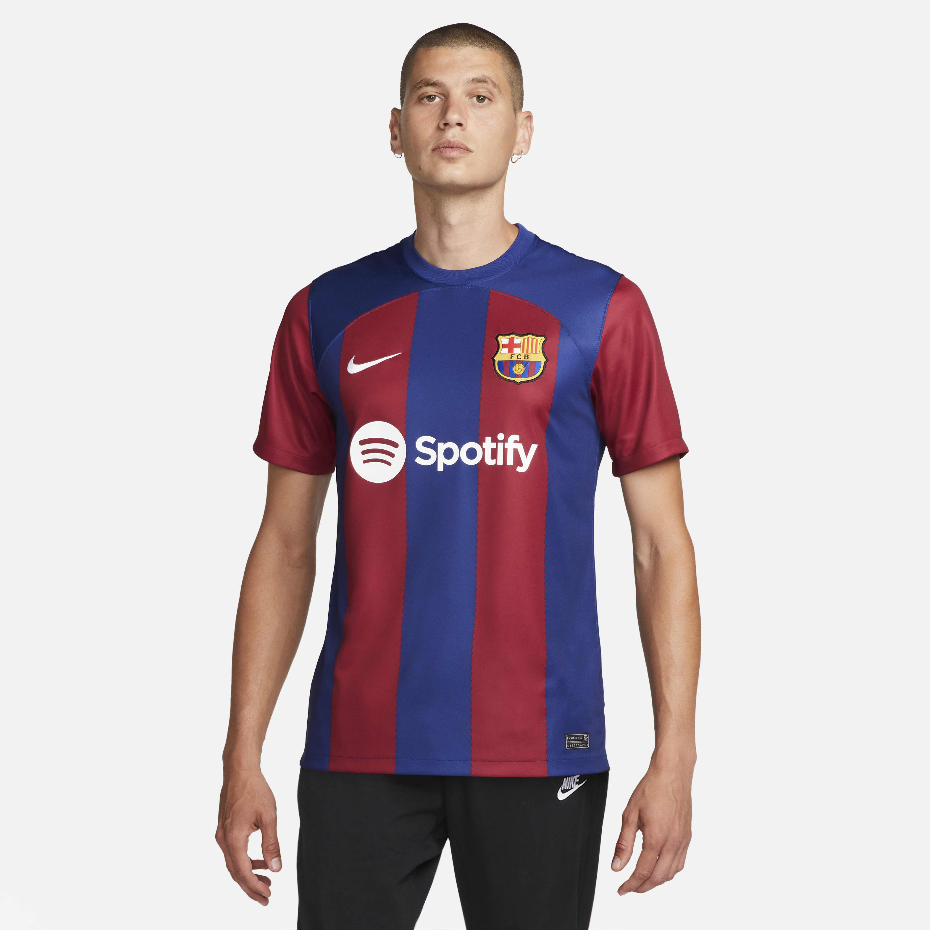 Nike FC Barcelona DRI-FIT シャツ L F.C. Barcelona Strike Men's Nike Dri-FIT Knit Football Top
