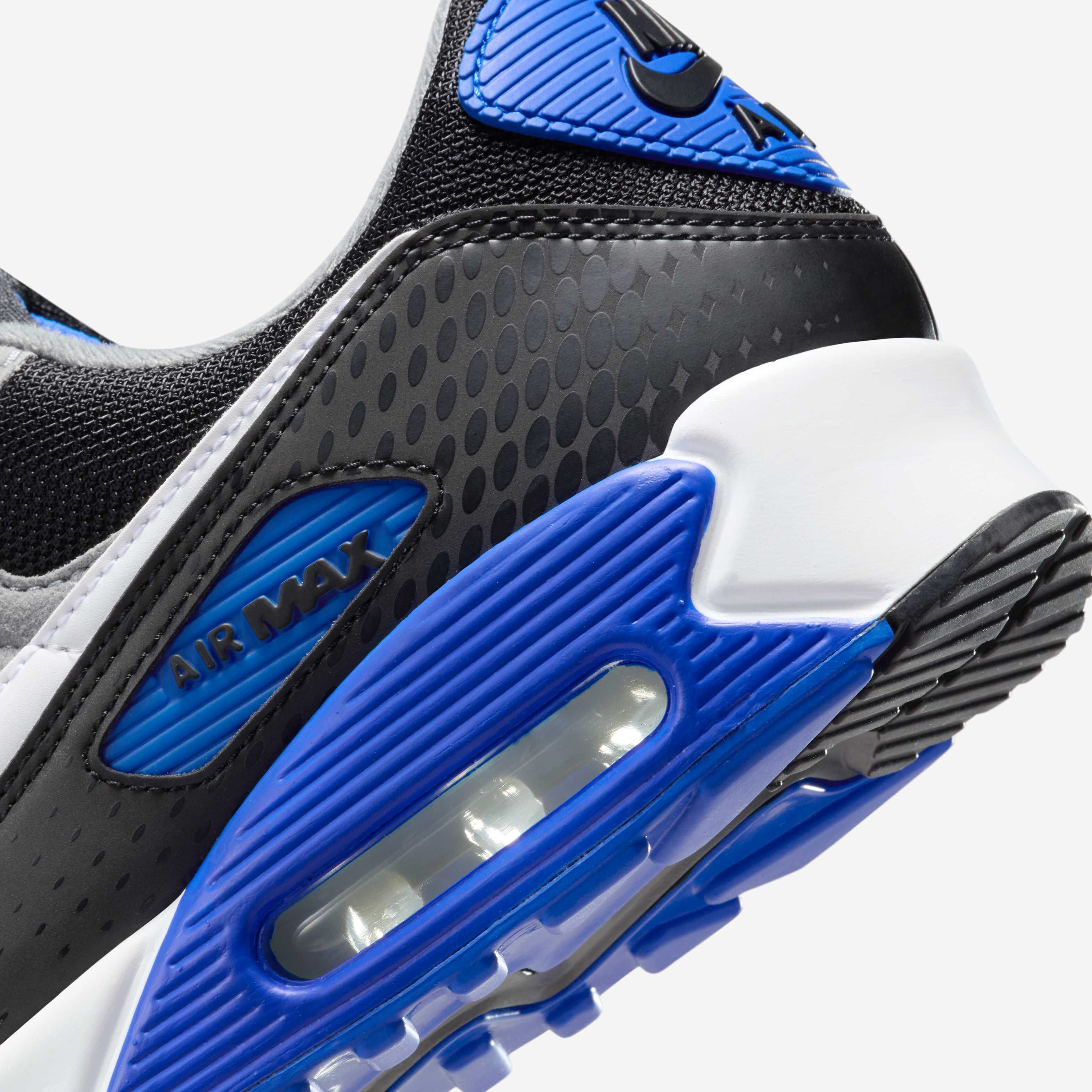 Buy Nike Air Max 90 Men's Shoes - Black/Lyon Blue/Varsity