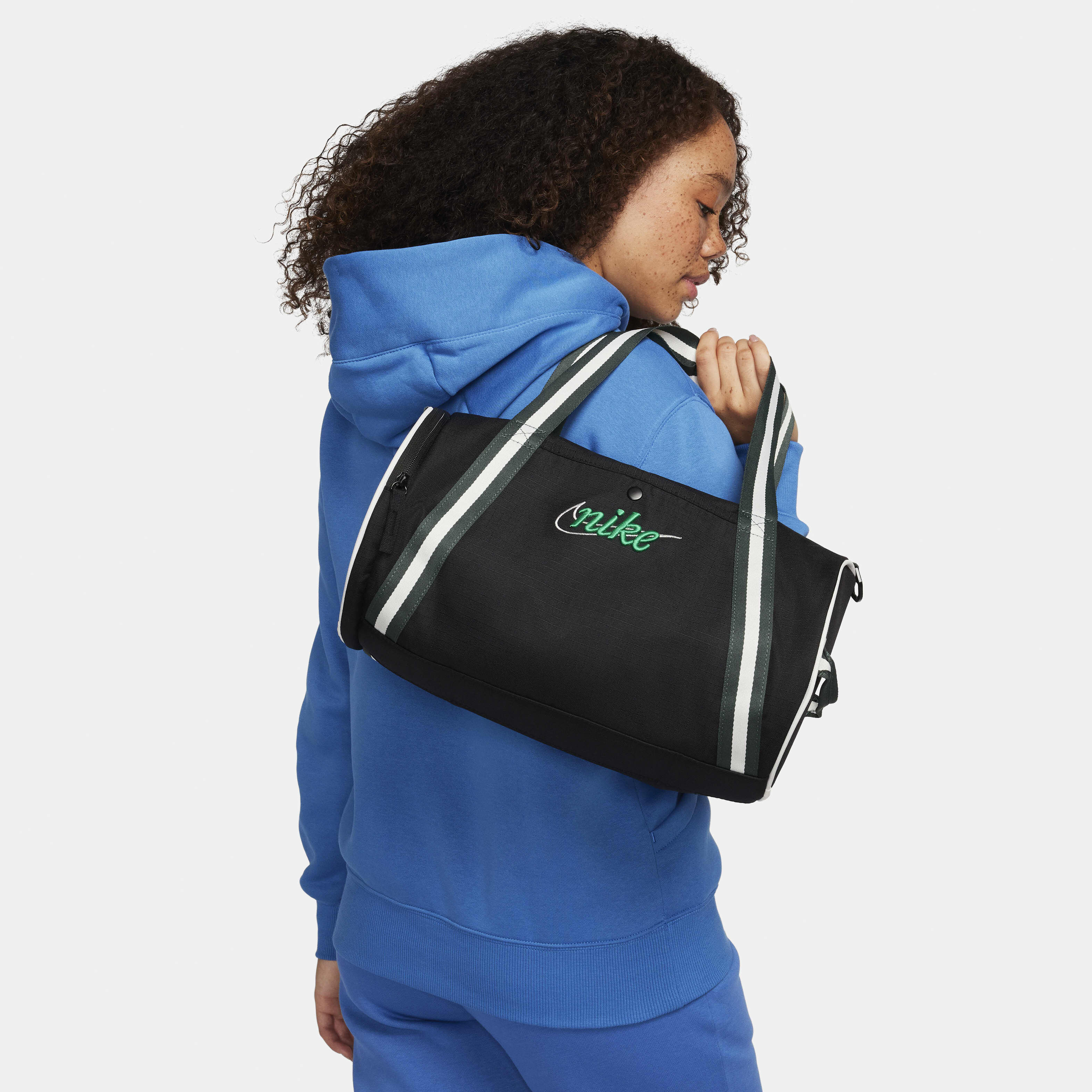 Buy Nike Heritage Retro Duffel Bag (13L) - Black/Vintage