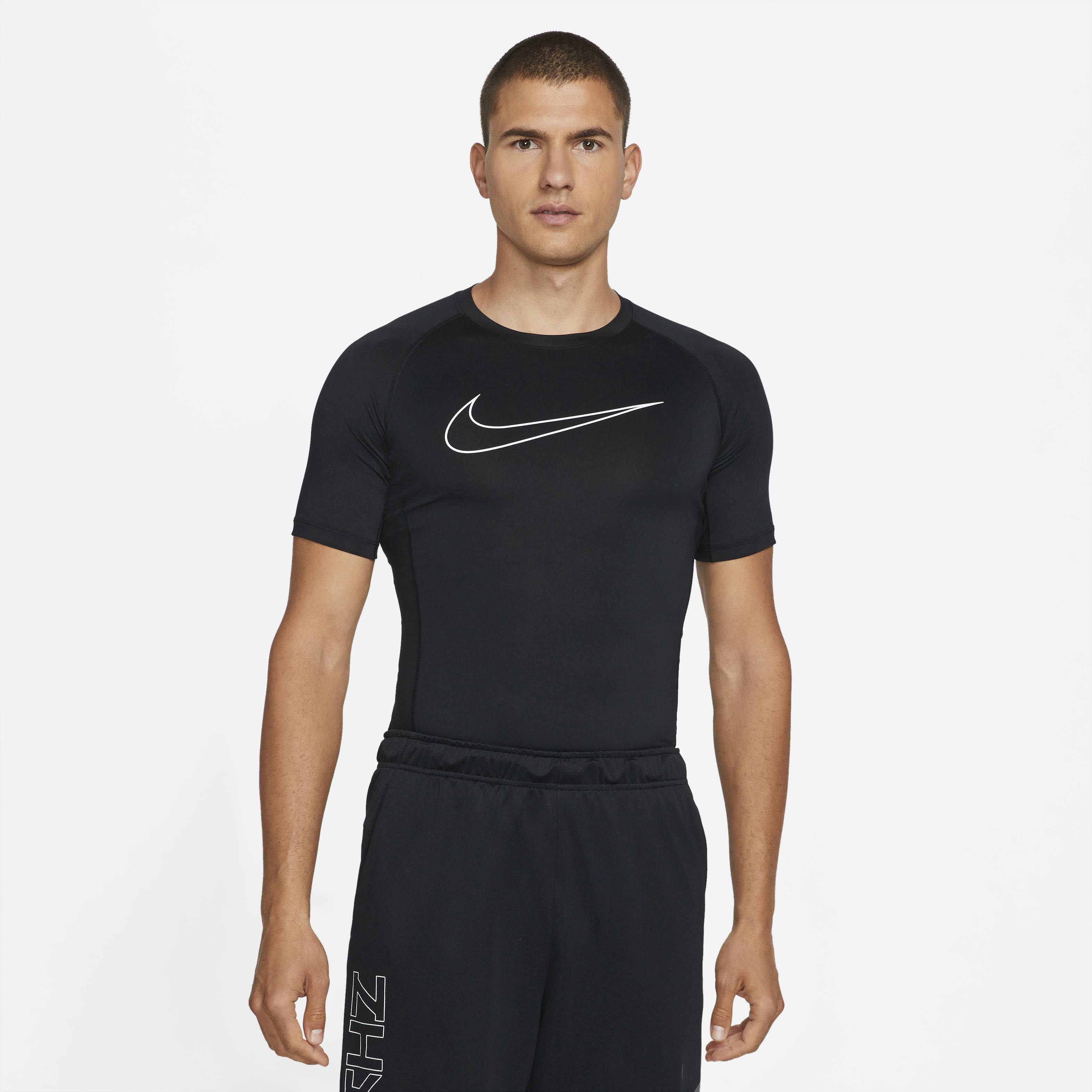 Buy Nike Pro Dri FIT Men s Tight Fit Short Sleeve Top Nike Qatar Official