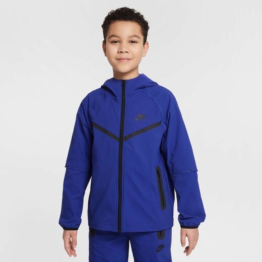 تخفيضات جاكيتات بأكمام وبلا أكمام للأطفال-نايكي, نايكي تك, جاكيت محبوك للأطفال الكبار (للأولاد)