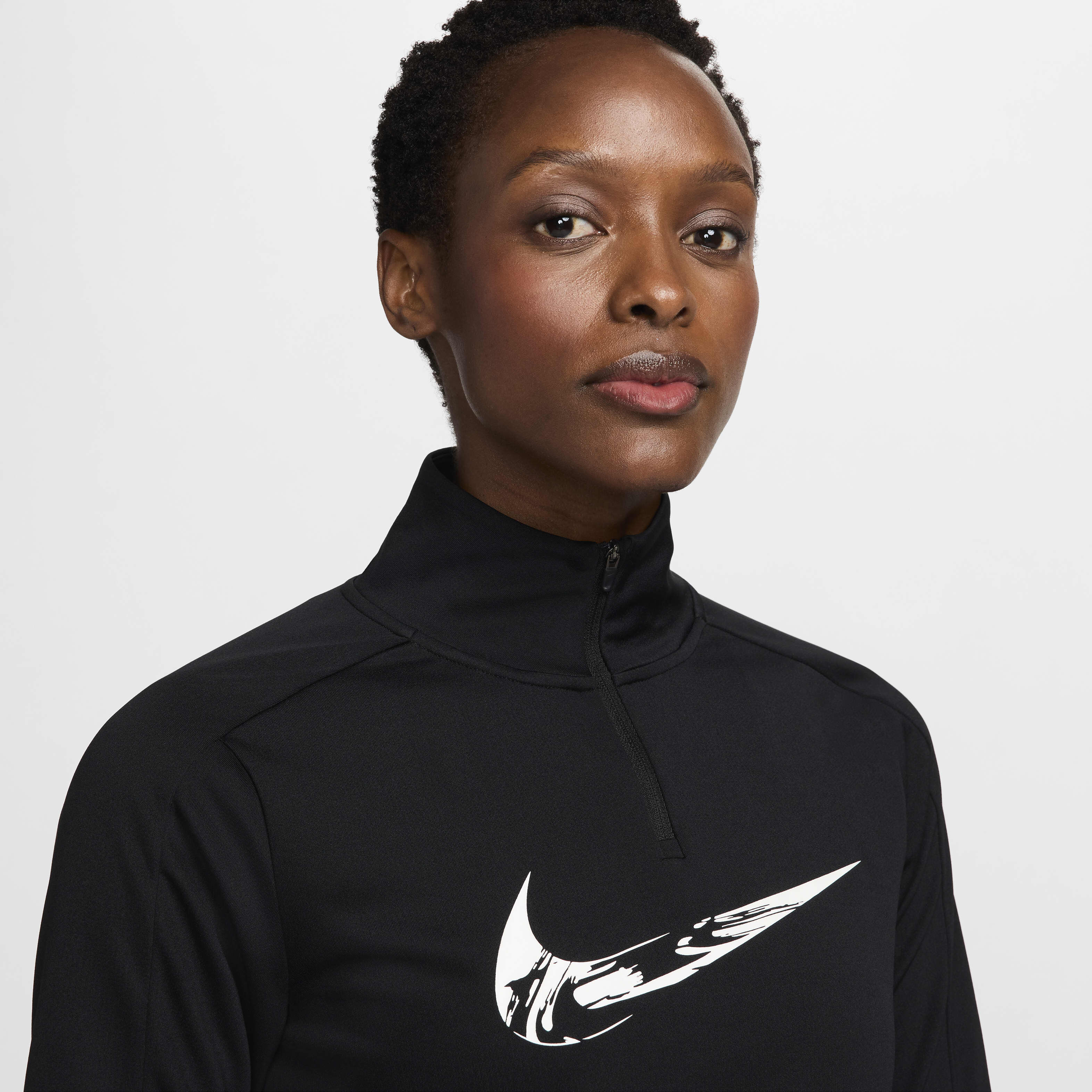 Buy Nike Swoosh Women s Dri FIT 1 4 Zip Running Mid Layer Nike Qatar Official