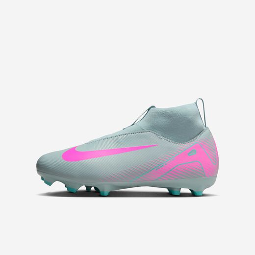 Kids' Football Multi Ground Shoes-Nike, Nike Jr. Mercurial Superfly 10 Academy, Younger/Older Kids' Multi-Ground High-Top Football Boot